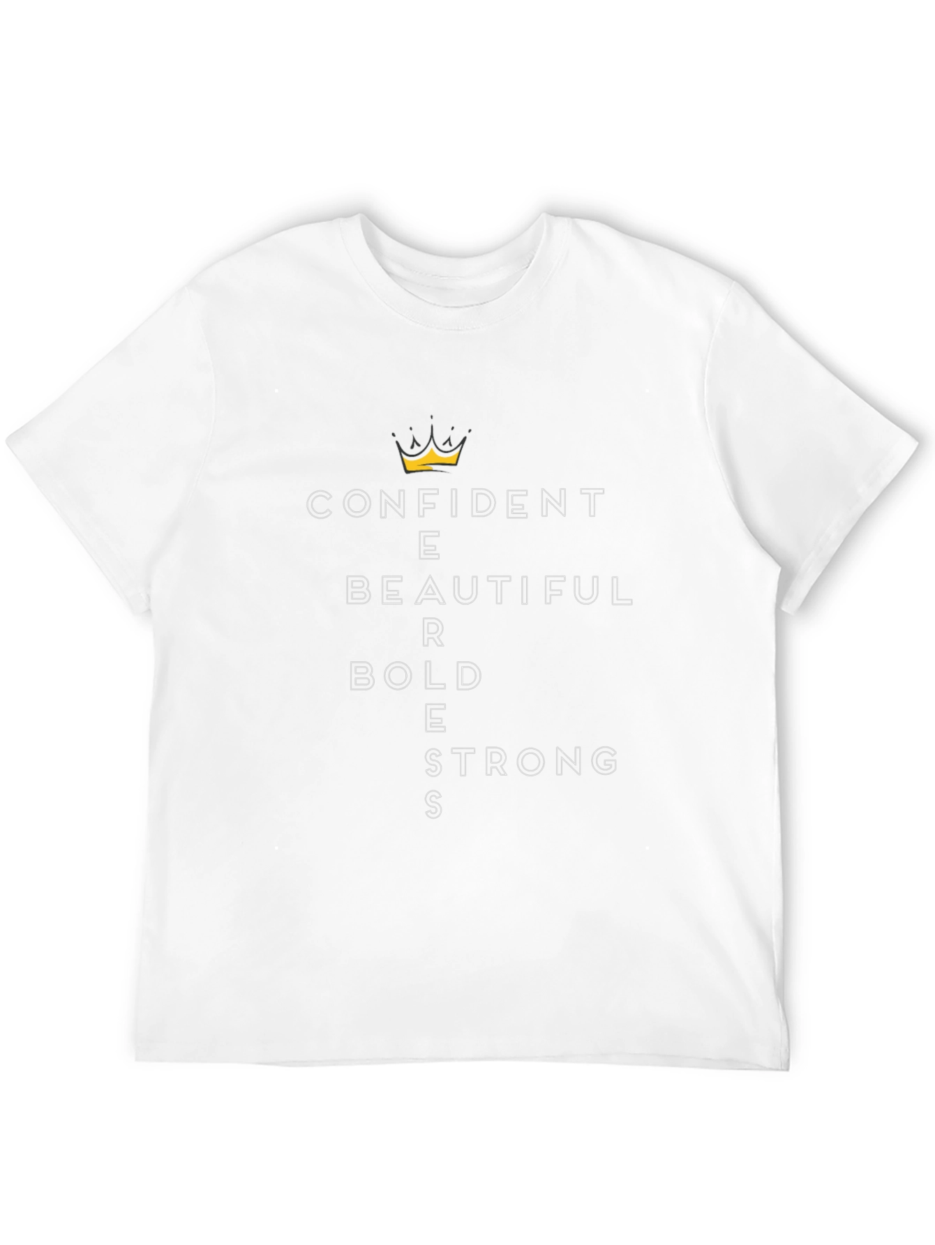 Confident Beautiful Bold Strong Graphic Tee