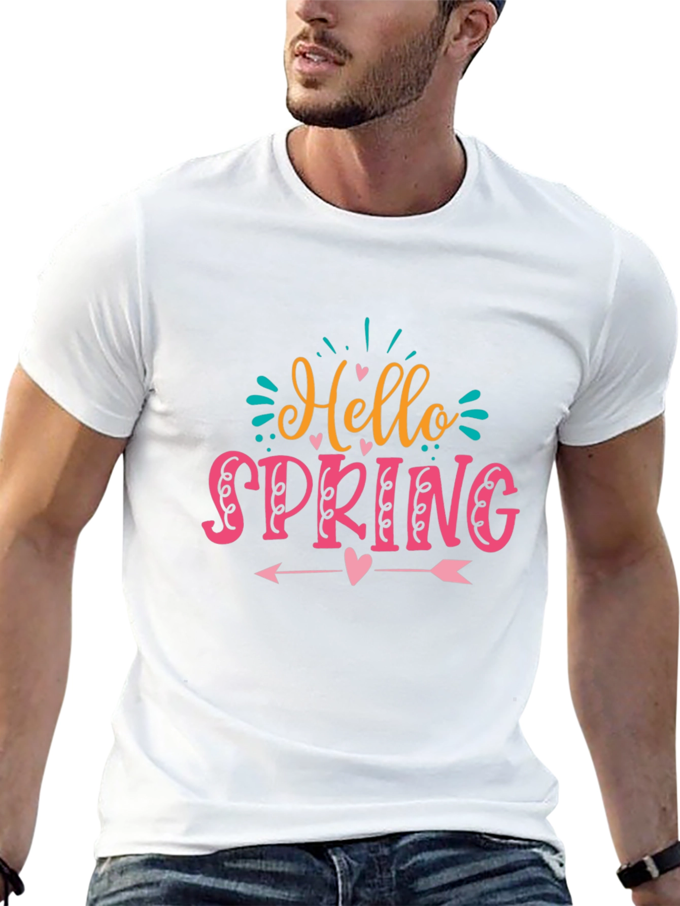 Hello Spring Graphic T-Shirt