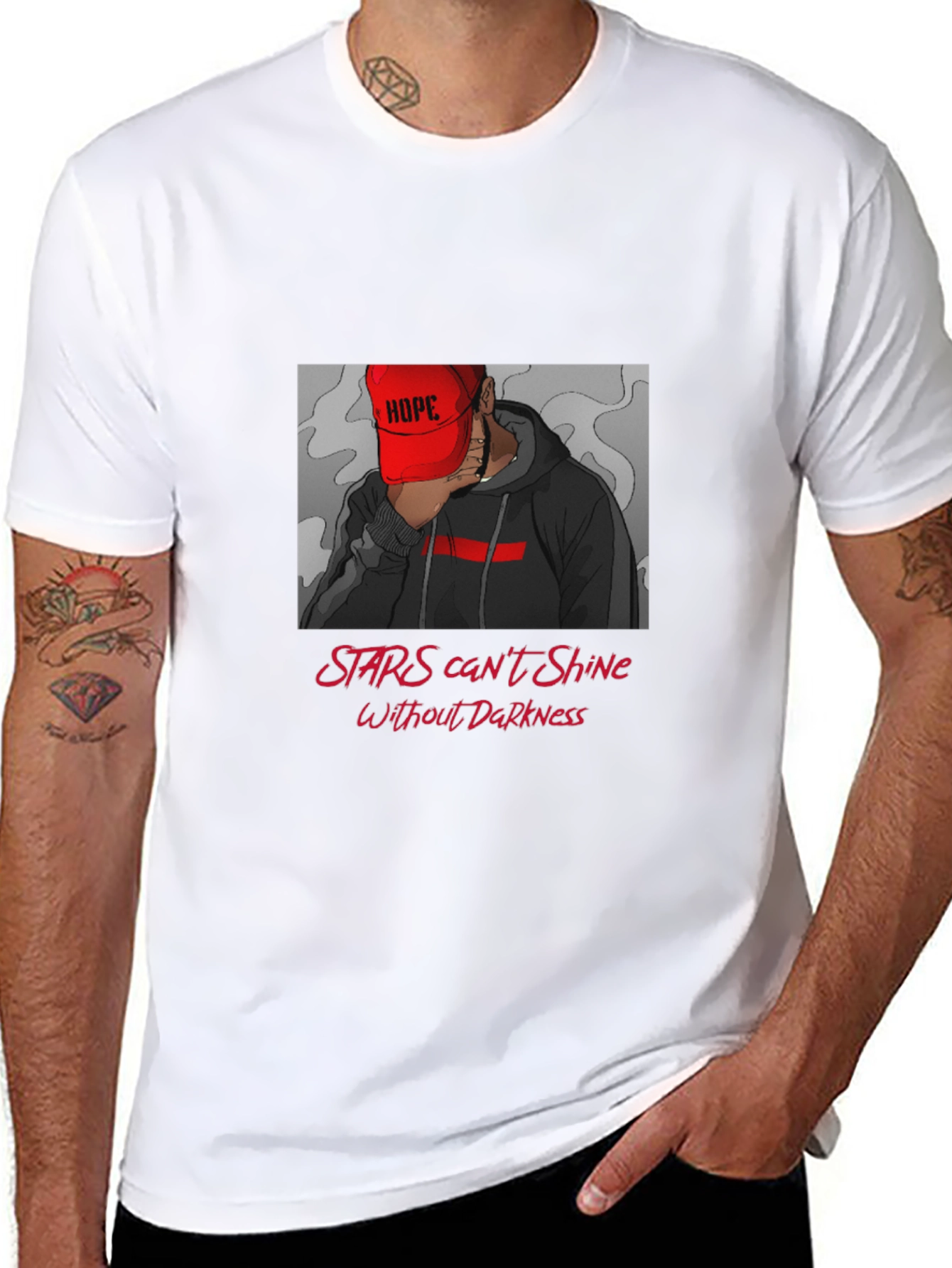 Stars Cant Shine Graphic T-Shirt