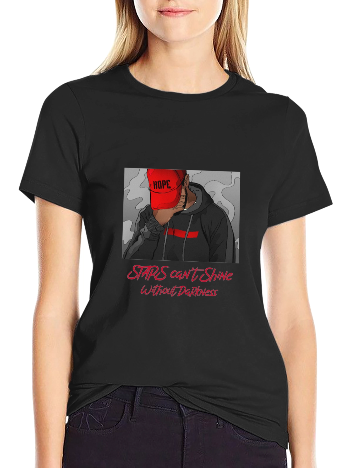 Stars Cant Shine Graphic T-Shirt