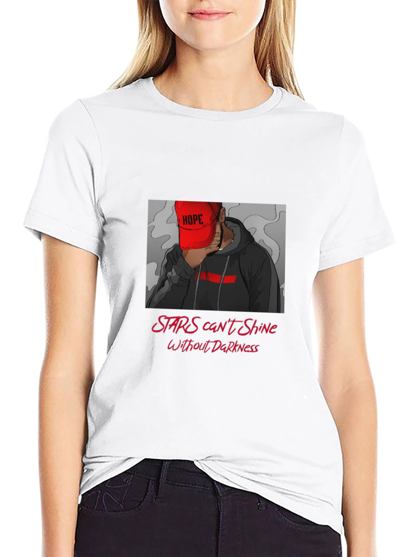 Stars Cant Shine Graphic T-Shirt
