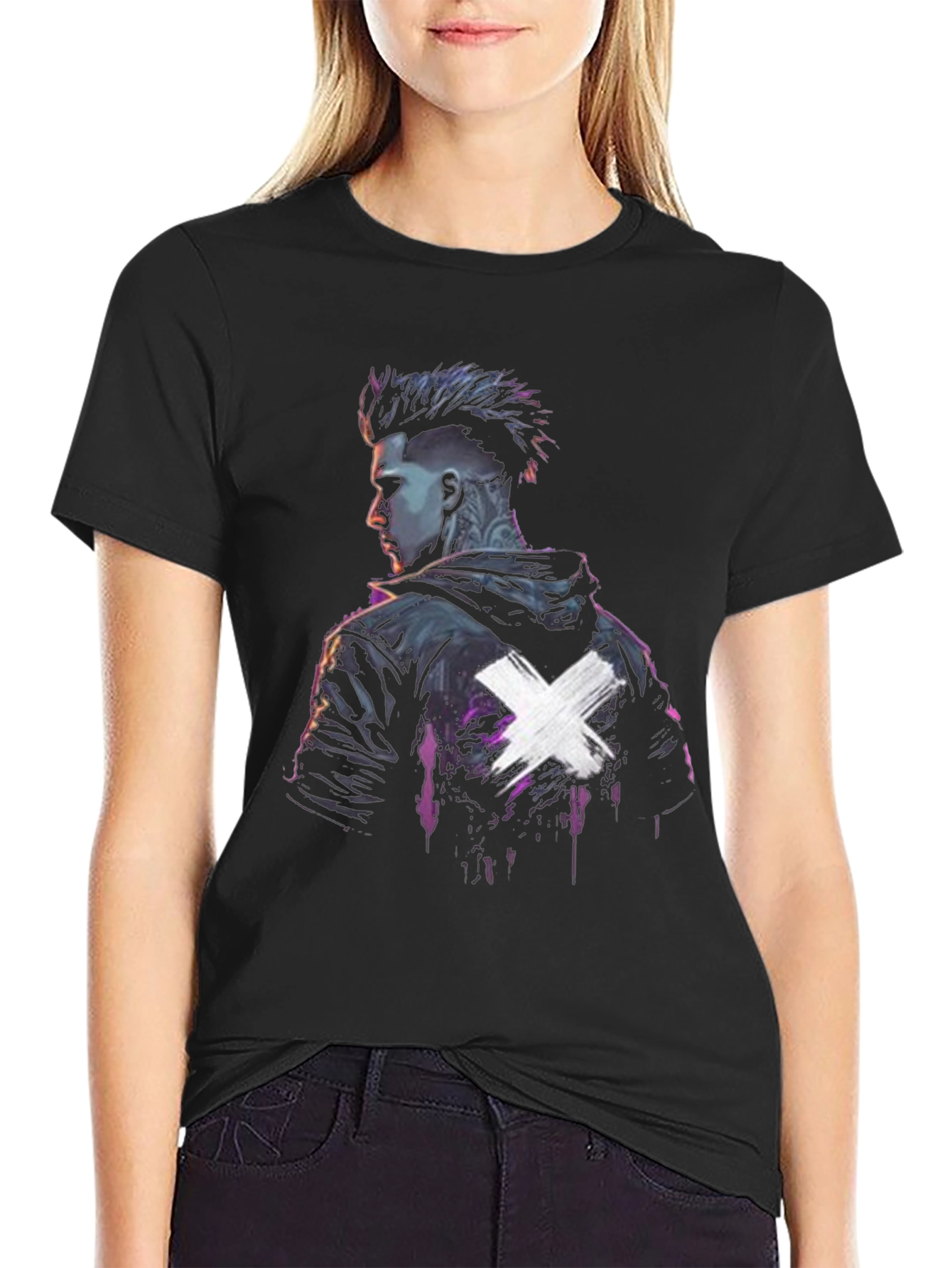 Edgy Graphic Tee - Punk Style
