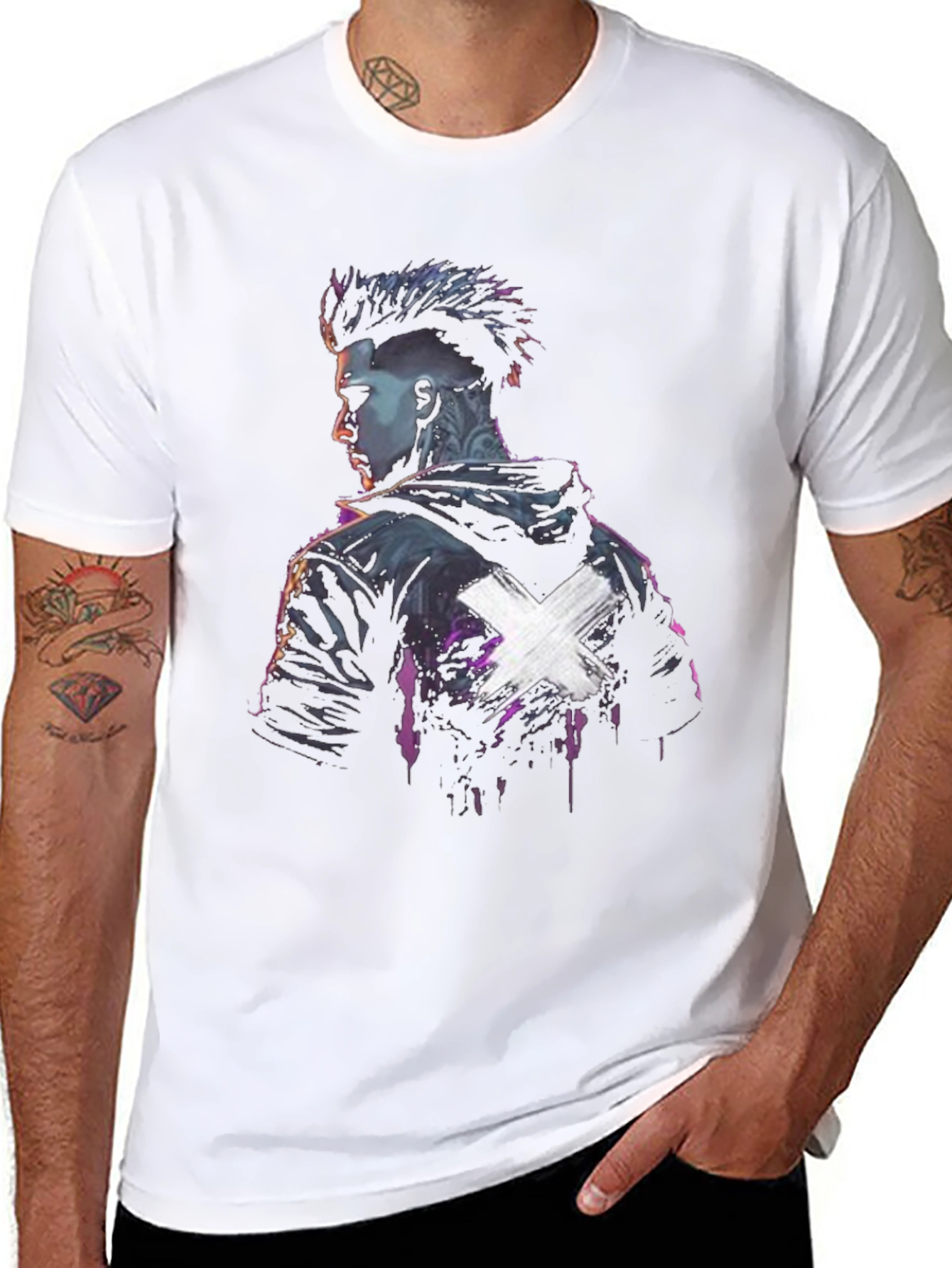 Edgy Graphic Tee - Punk Style