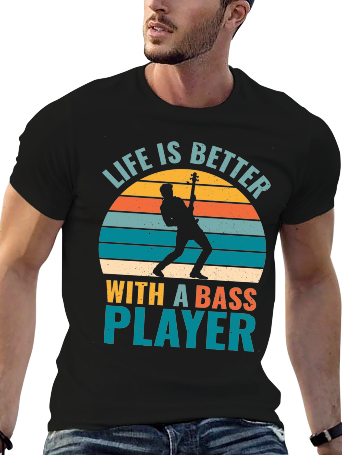 Life is Better with a Bass Player Graphic Tee