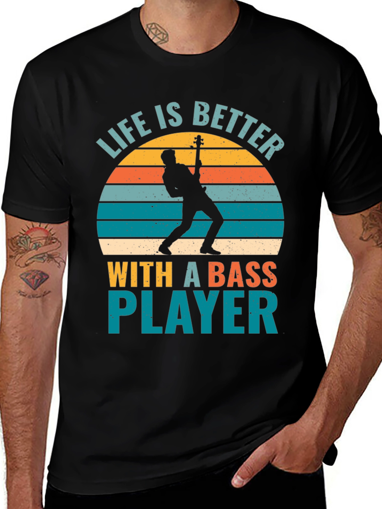 Life is Better with a Bass Player Graphic Tee