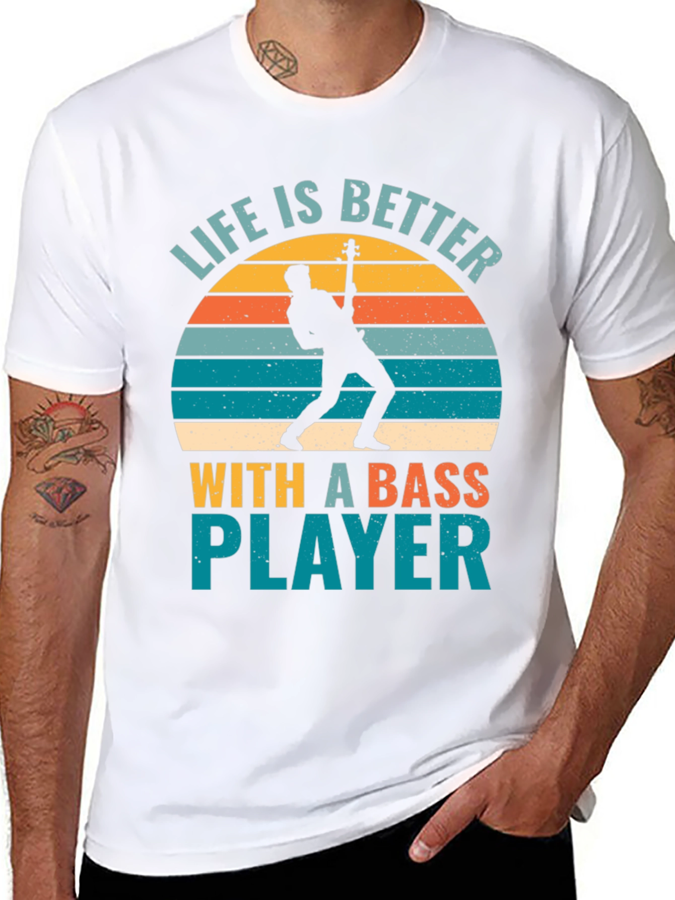 Life is Better with a Bass Player Graphic Tee