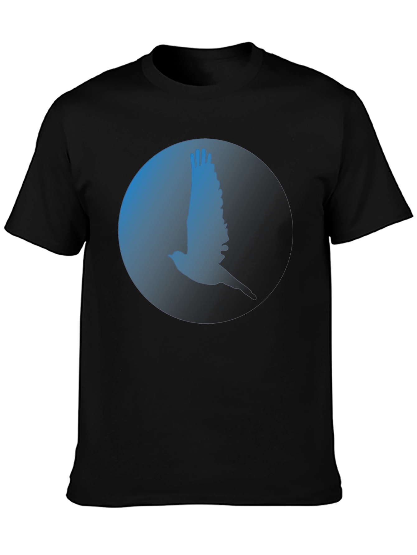Bird Silhouette Graphic Tee - Modern Menswear