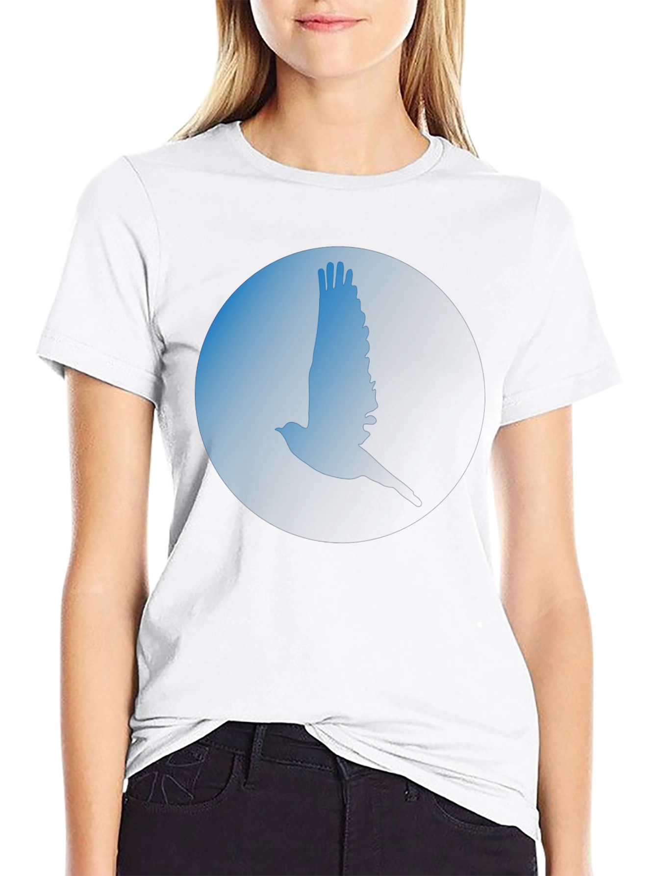 Bird Silhouette Graphic Tee - Modern Menswear