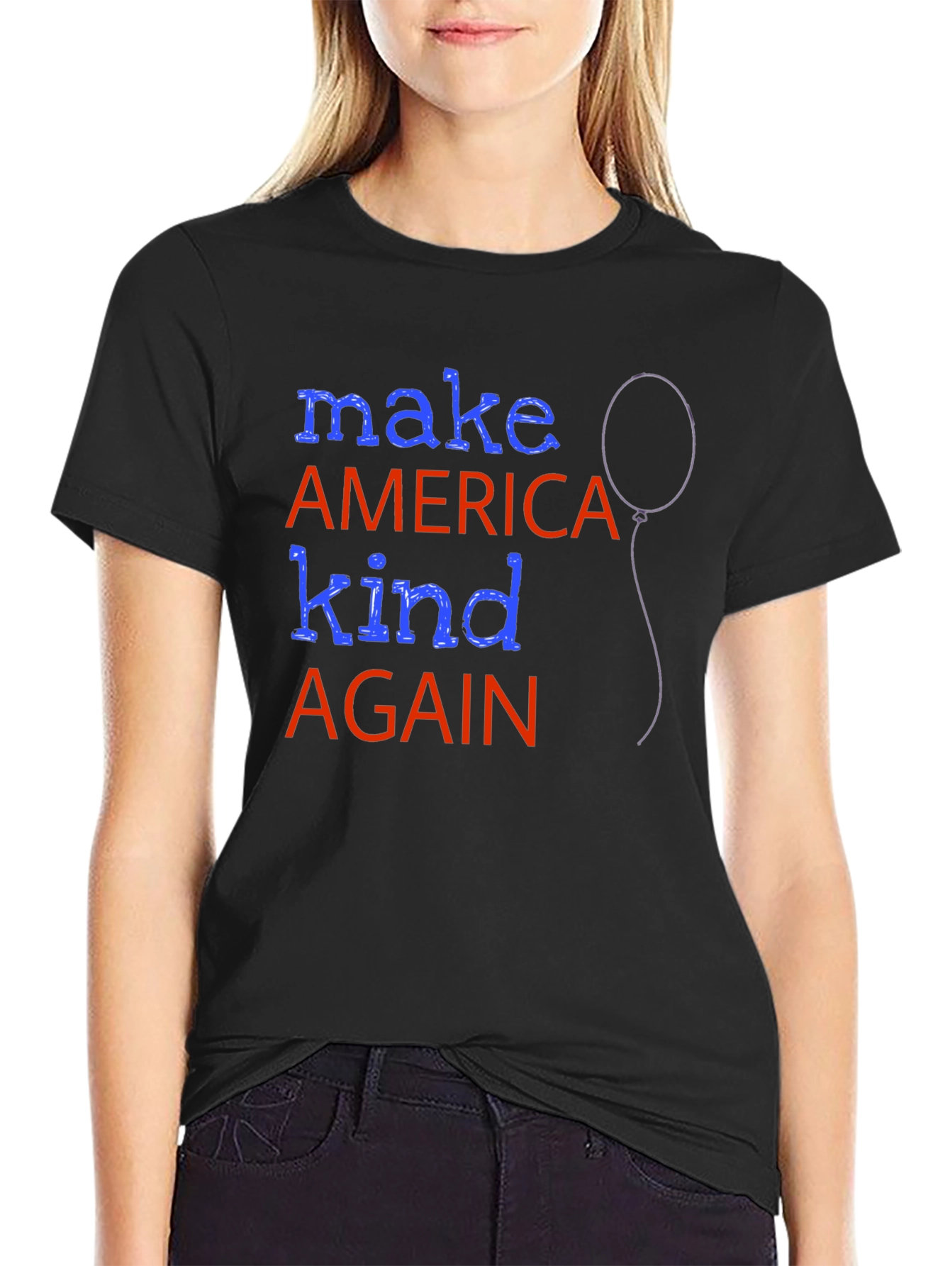 Make America Kind Again Graphic Tee - Patriotic Apparel