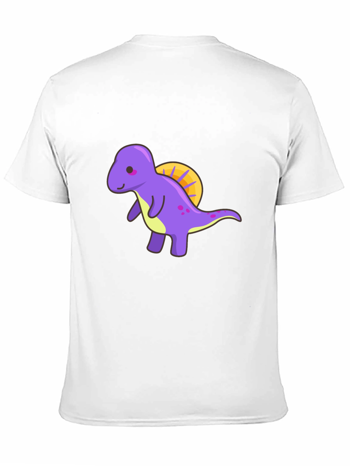 Cute Dino T-Shirt - Purple Cartoon Dinosaur Tee