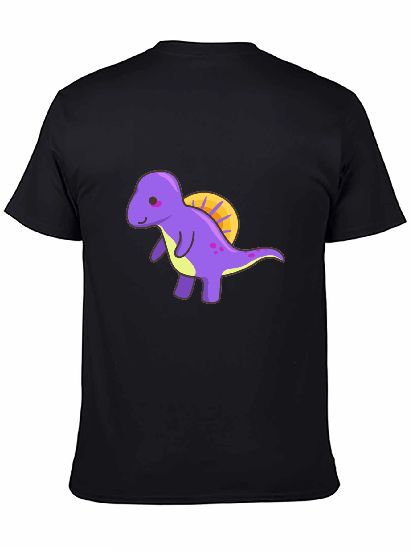 Cute Dino T-Shirt - Purple Cartoon Dinosaur Tee