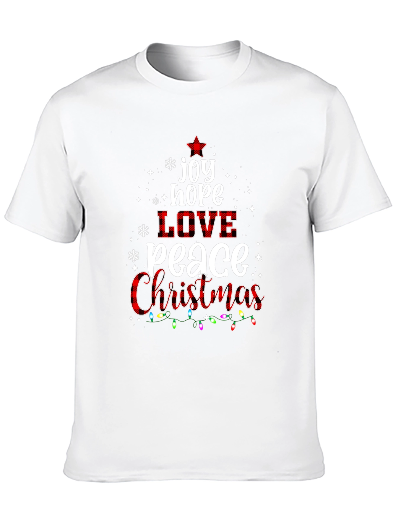Christmas Joy Love Peace Holiday T-Shirt
