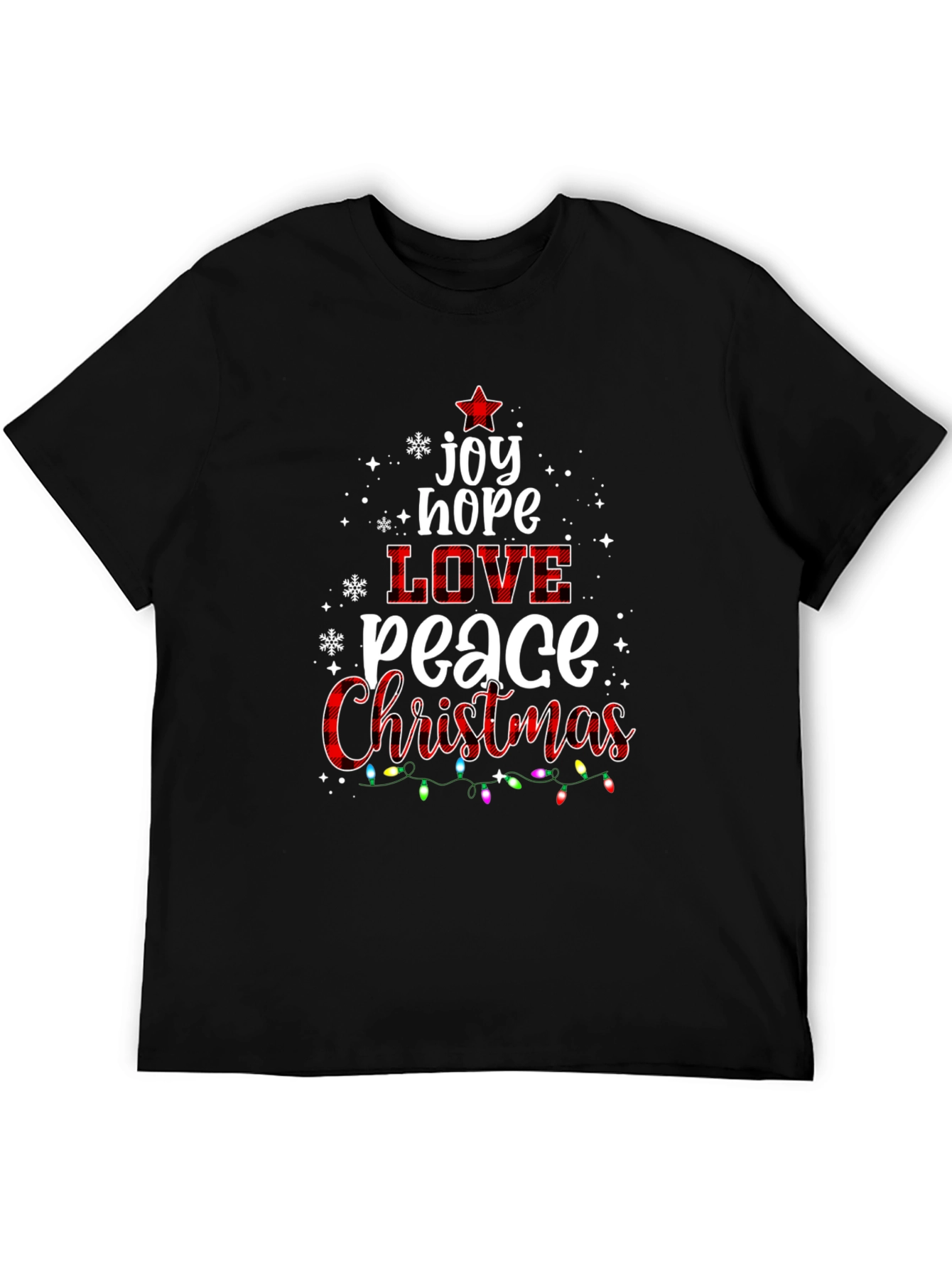 Christmas Joy Love Peace Holiday T-Shirt