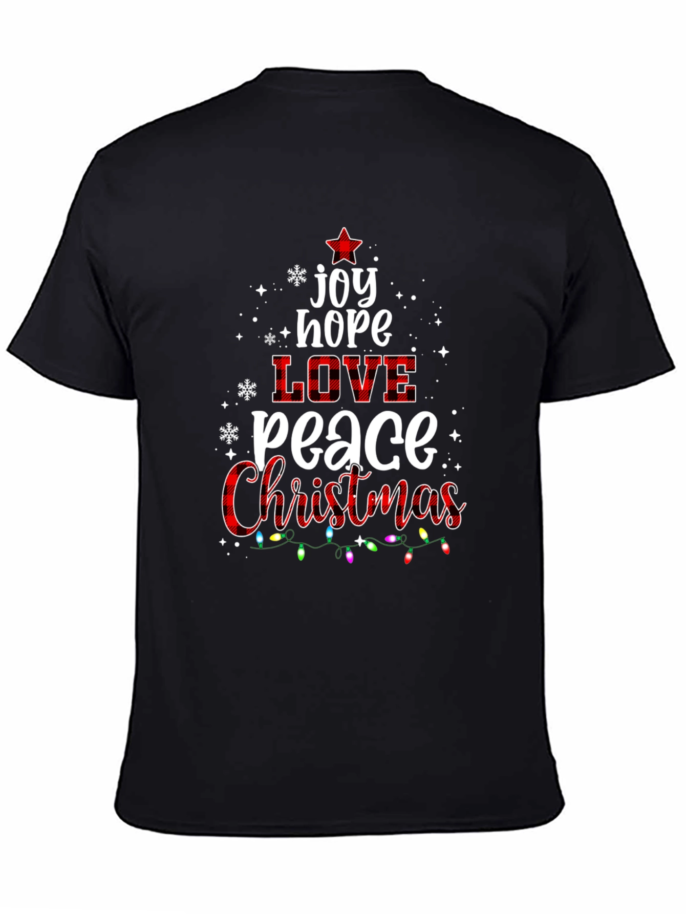 Christmas Joy Love Peace Holiday T-Shirt
