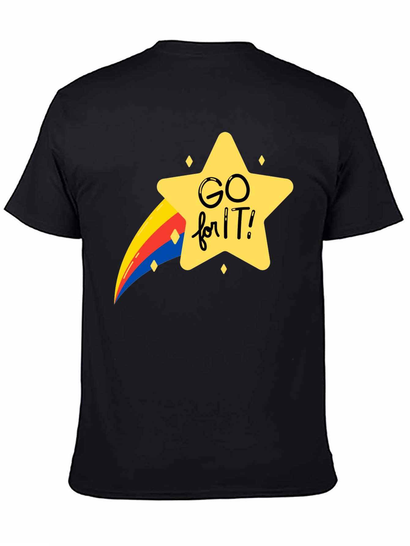 Go For It Graphic Tee - Black