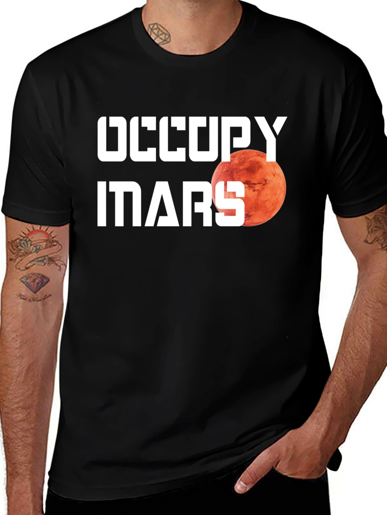Occupy Mars Graphic T-Shirt