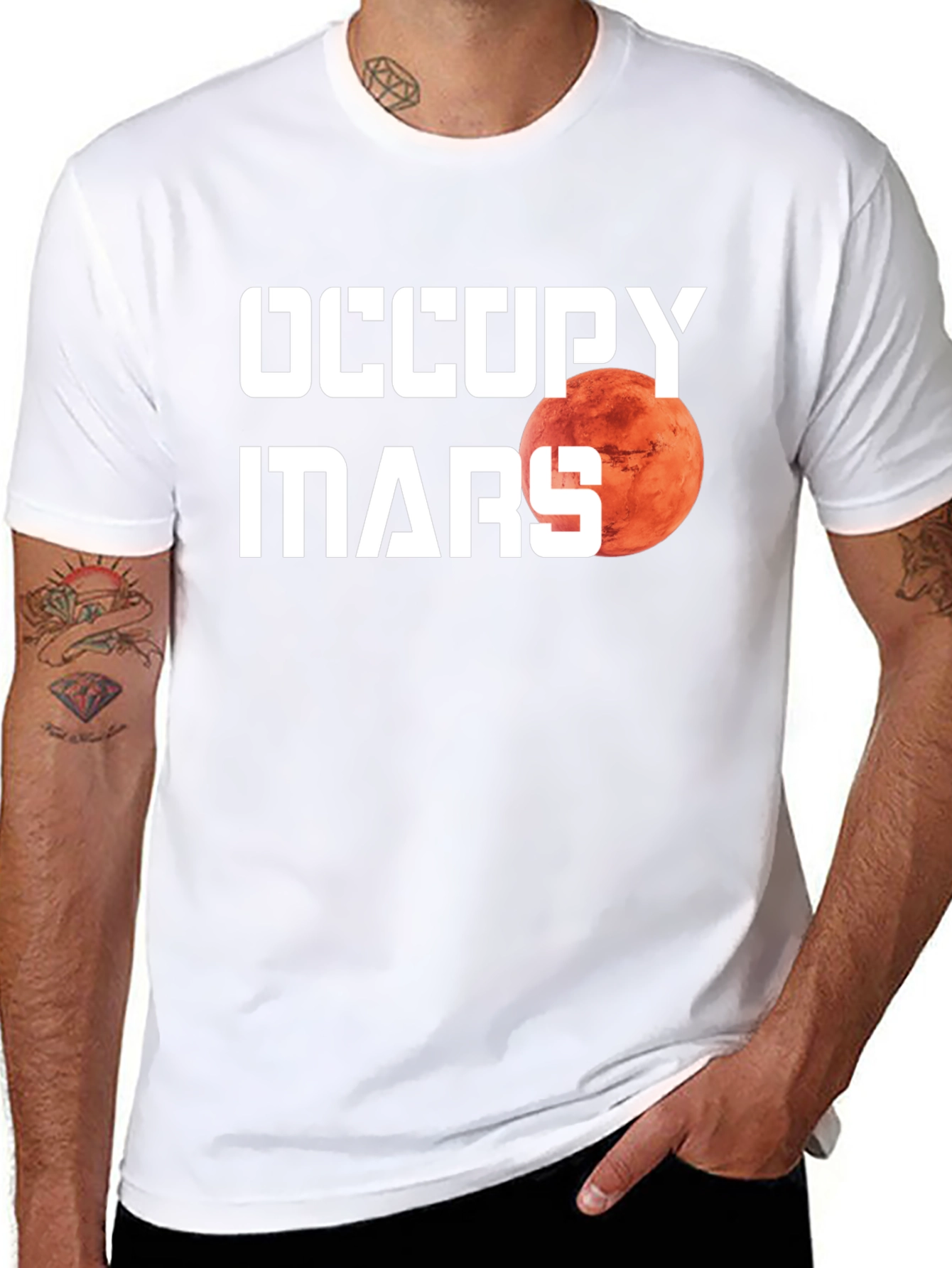Occupy Mars Graphic T-Shirt