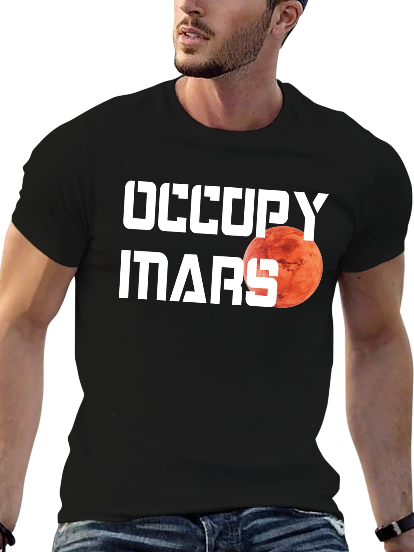 Occupy Mars Graphic T-Shirt