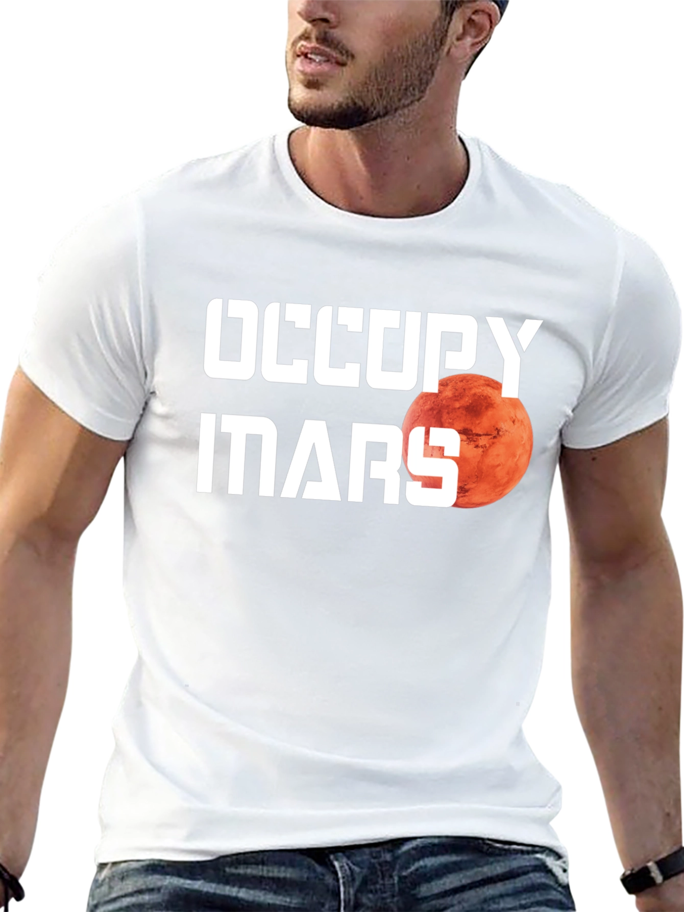 Occupy Mars Graphic T-Shirt