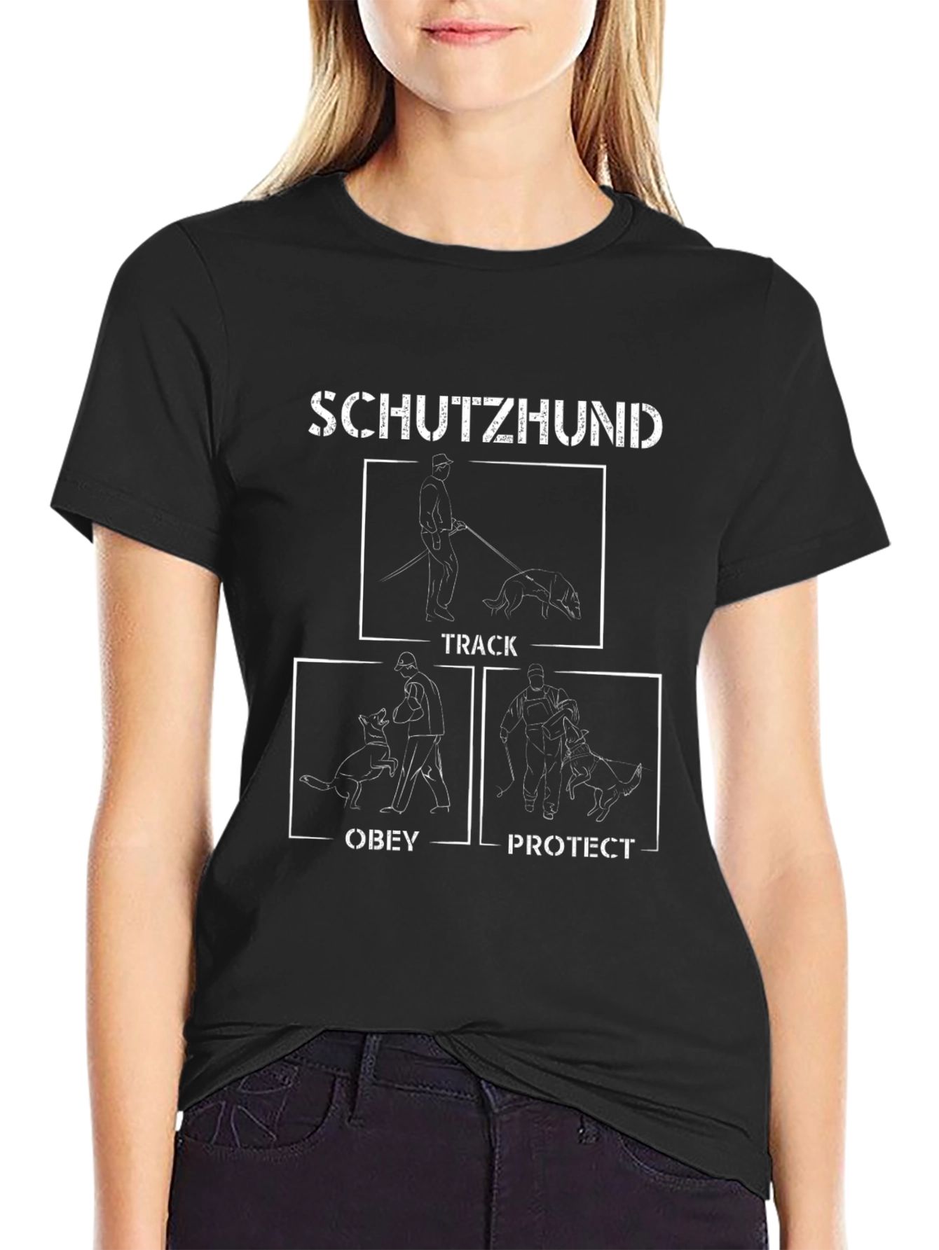 Schutzhund Dog Training T-Shirt
