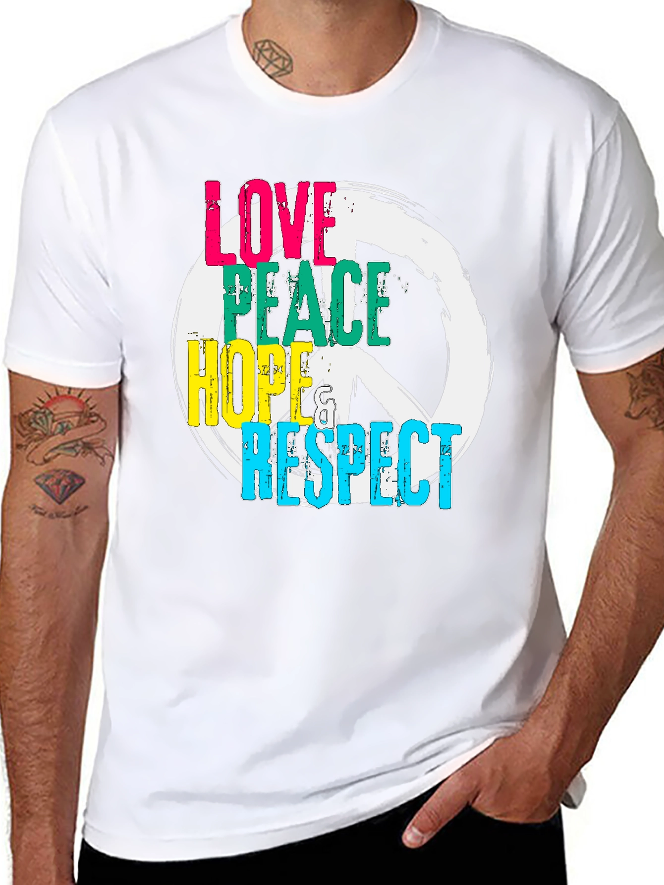 Love Peace Hope Respect T-Shirt