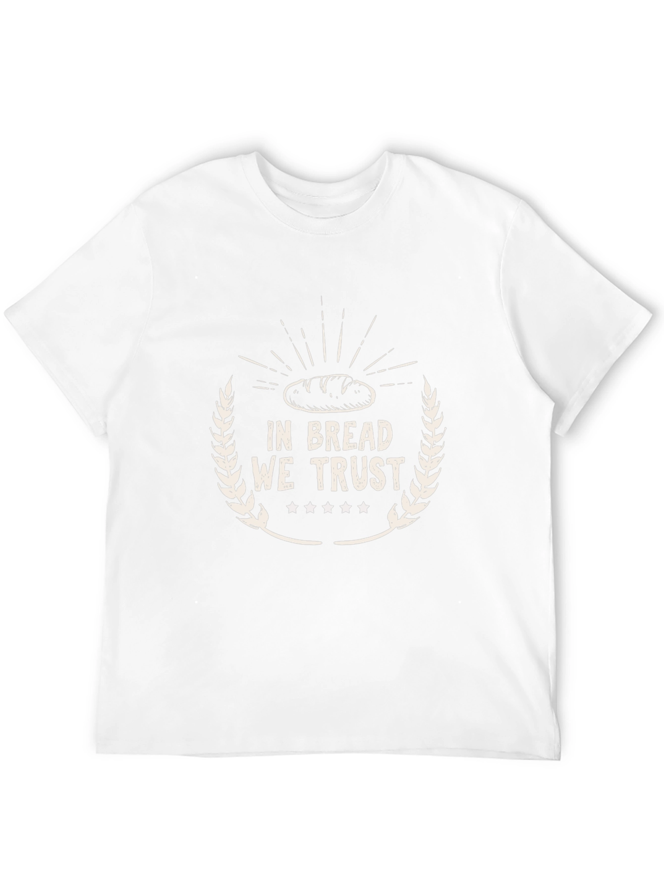 In Bread We Trust Graphic Tee - Novelty Shirt