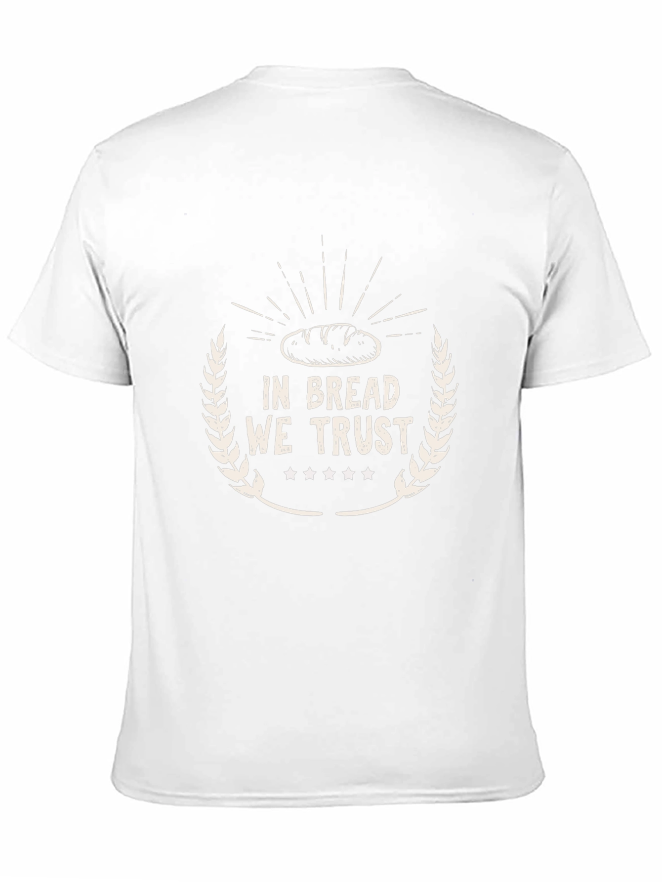 In Bread We Trust Graphic Tee - Novelty Shirt