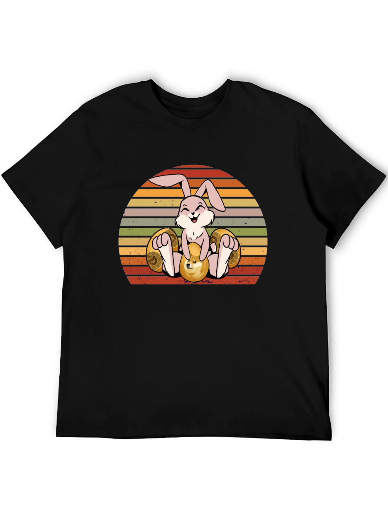 Easter Bunny Crypto T-Shirt - Dogecoin Design