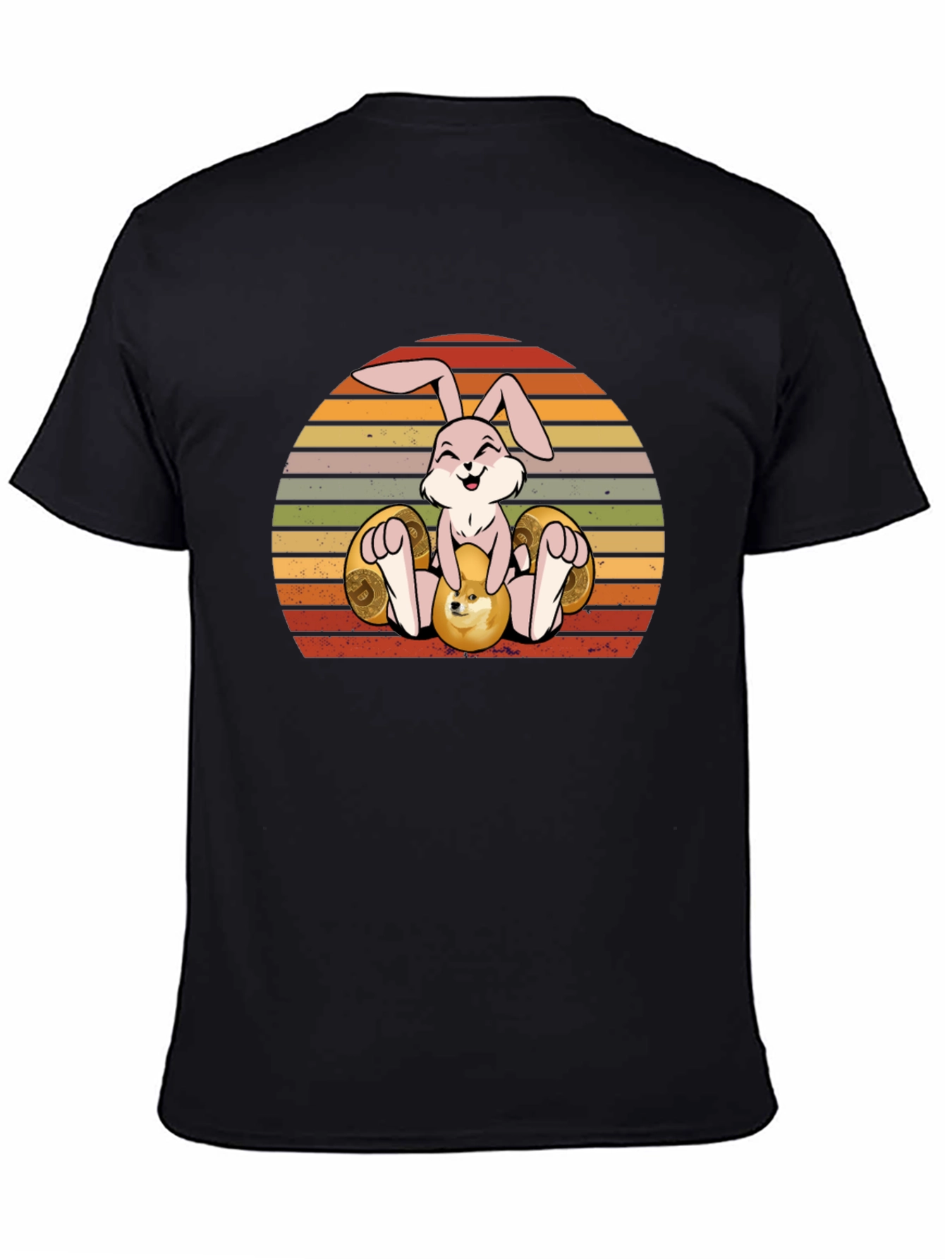 Easter Bunny Crypto T-Shirt - Dogecoin Design