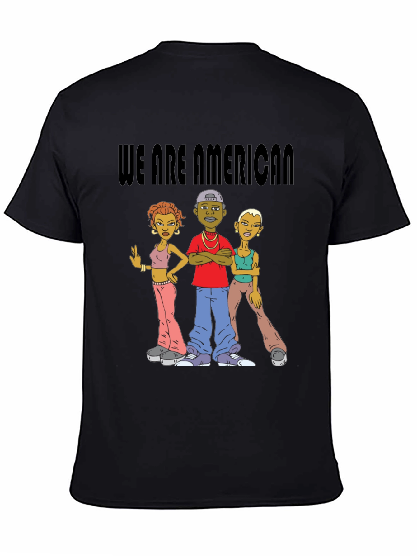 We Are American T-Shirt Black