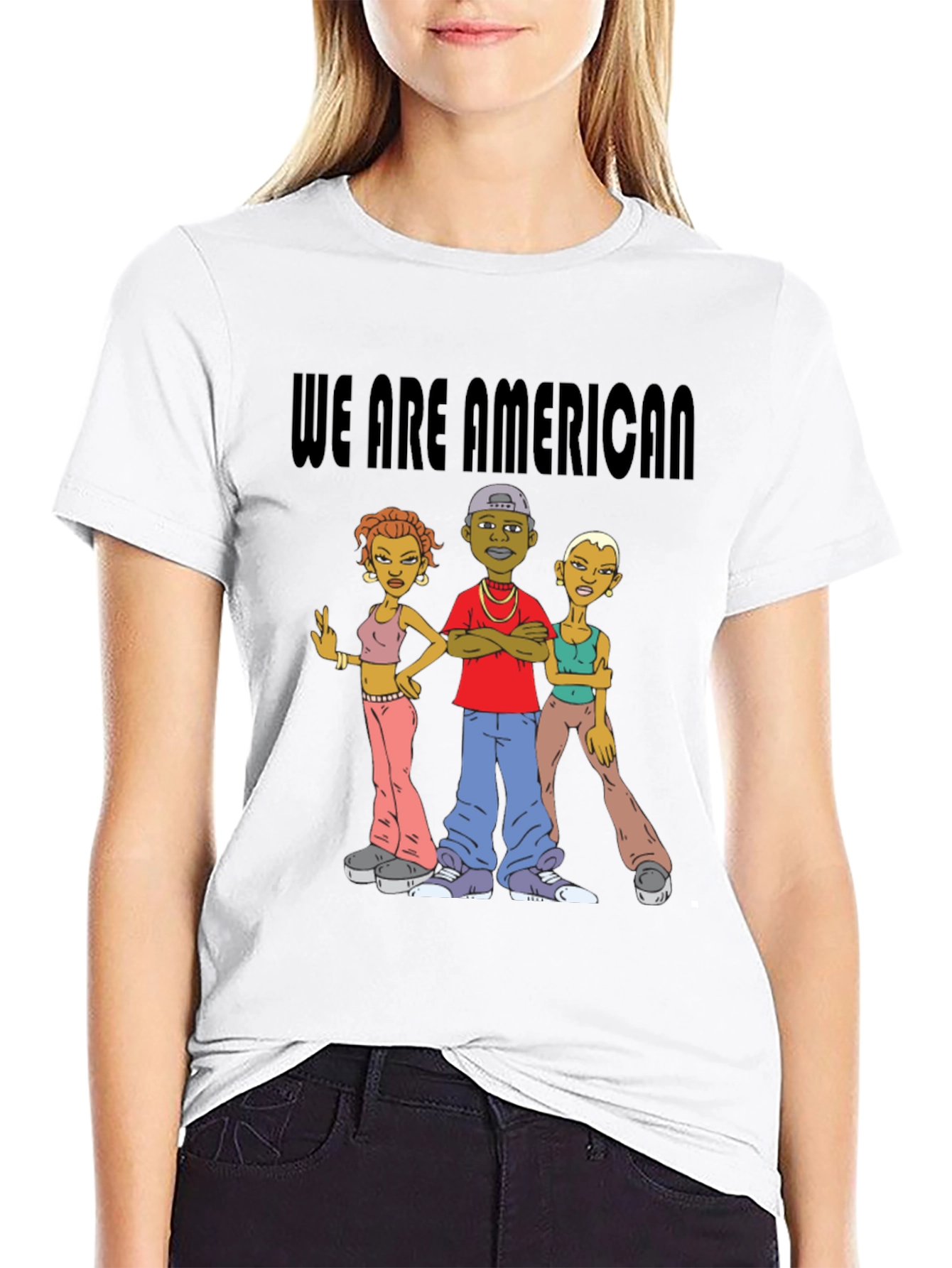 We Are American T-Shirt Black