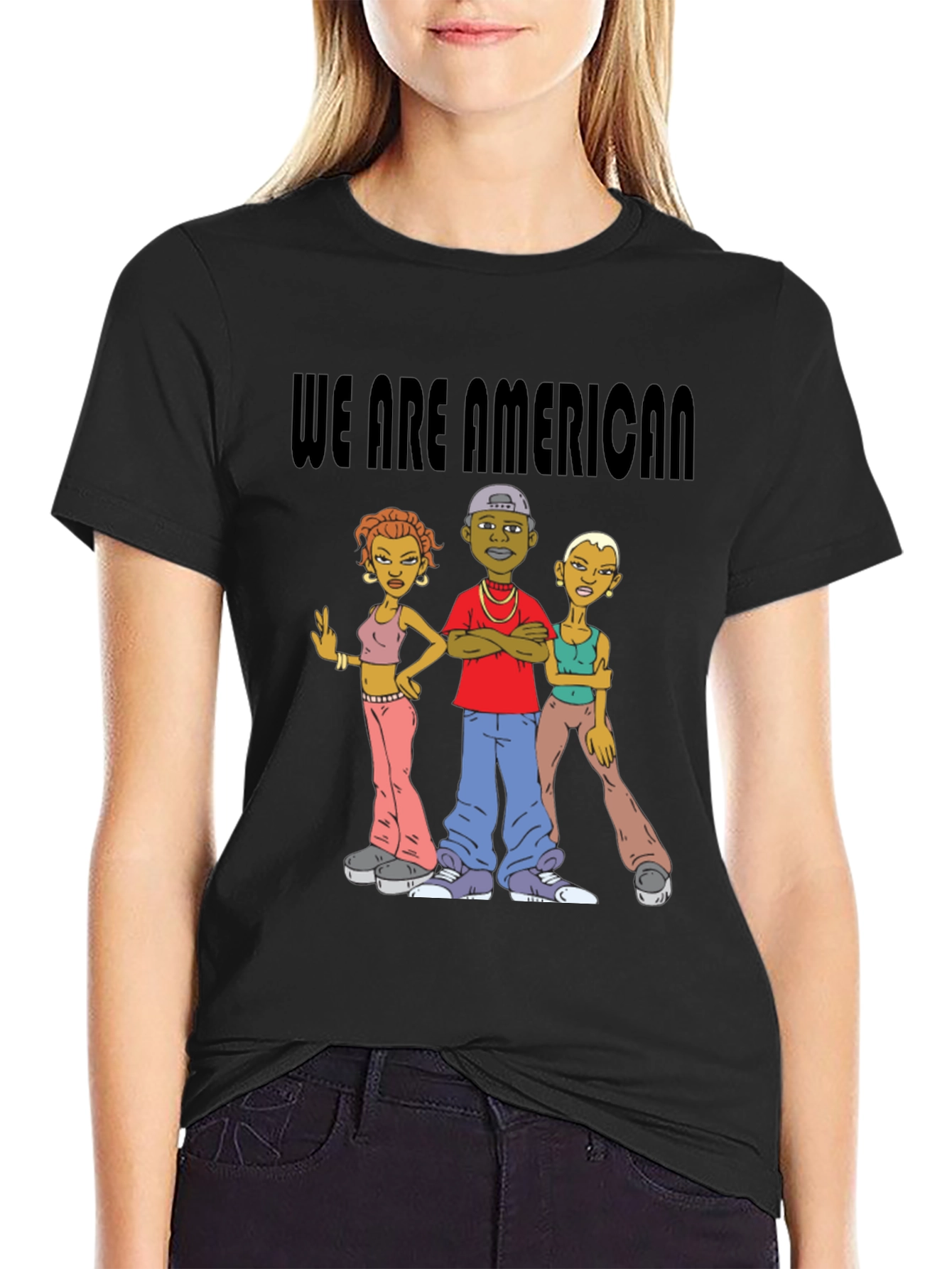 We Are American T-Shirt Black