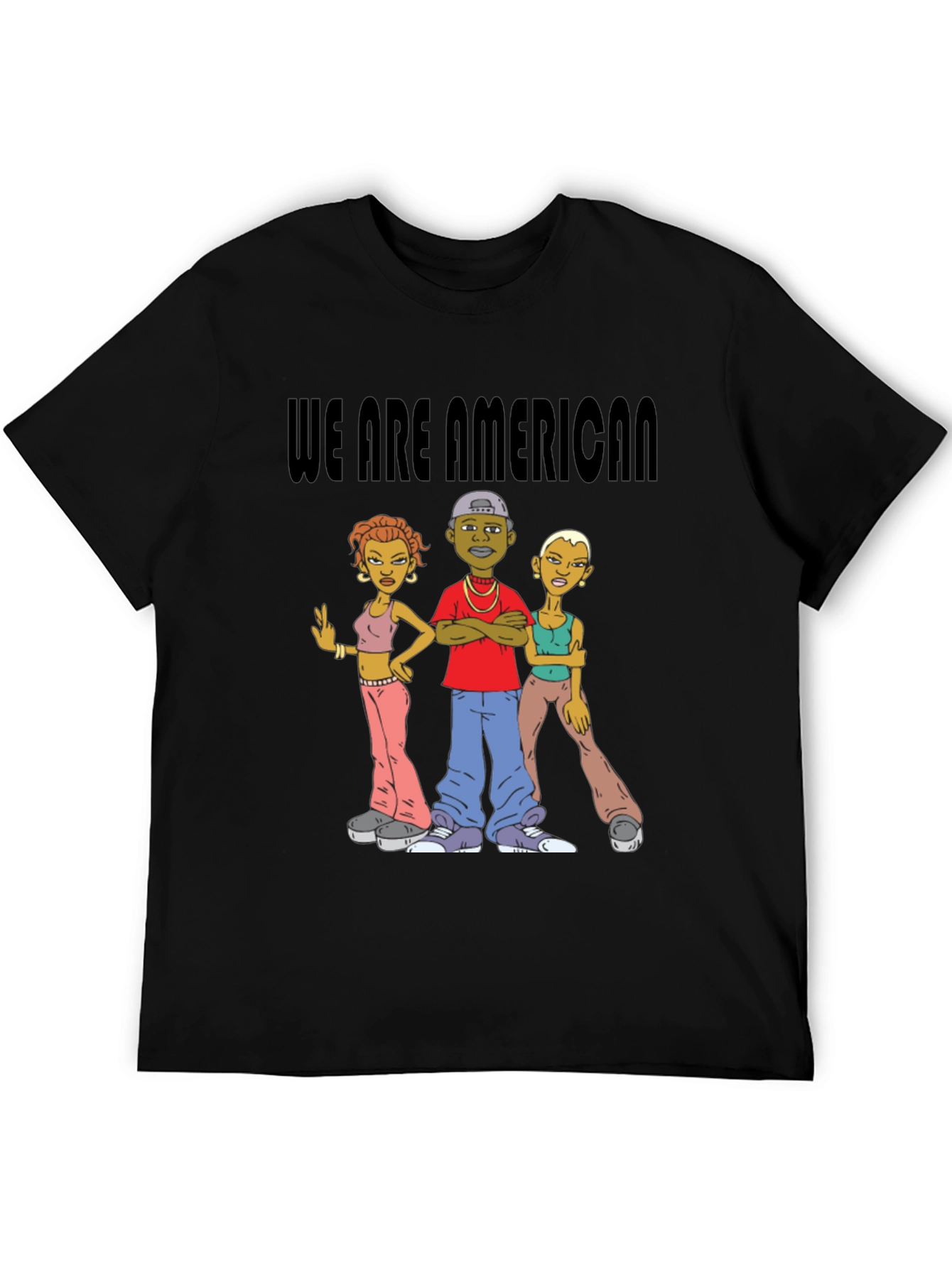 We Are American T-Shirt Black
