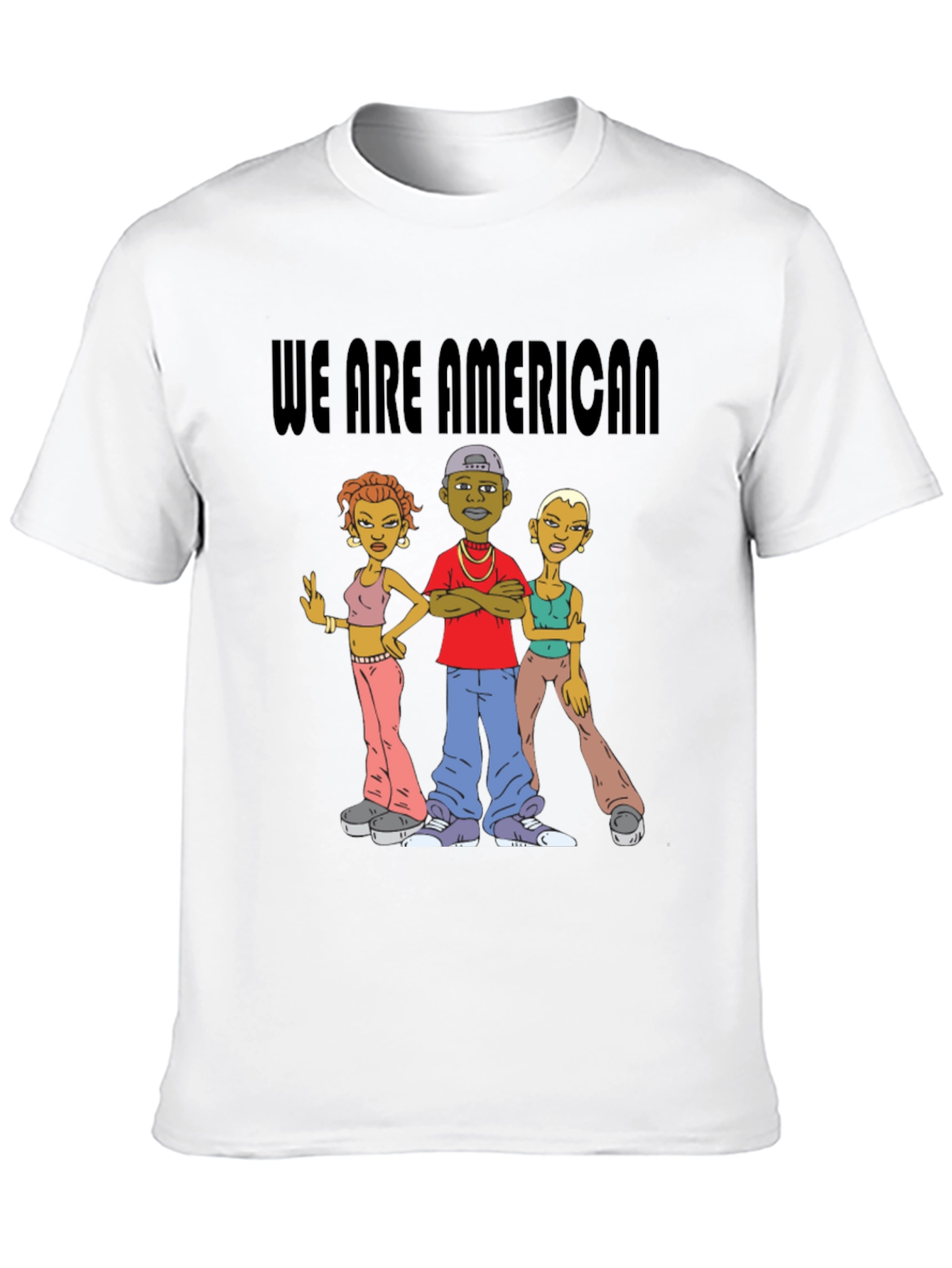 We Are American T-Shirt Black