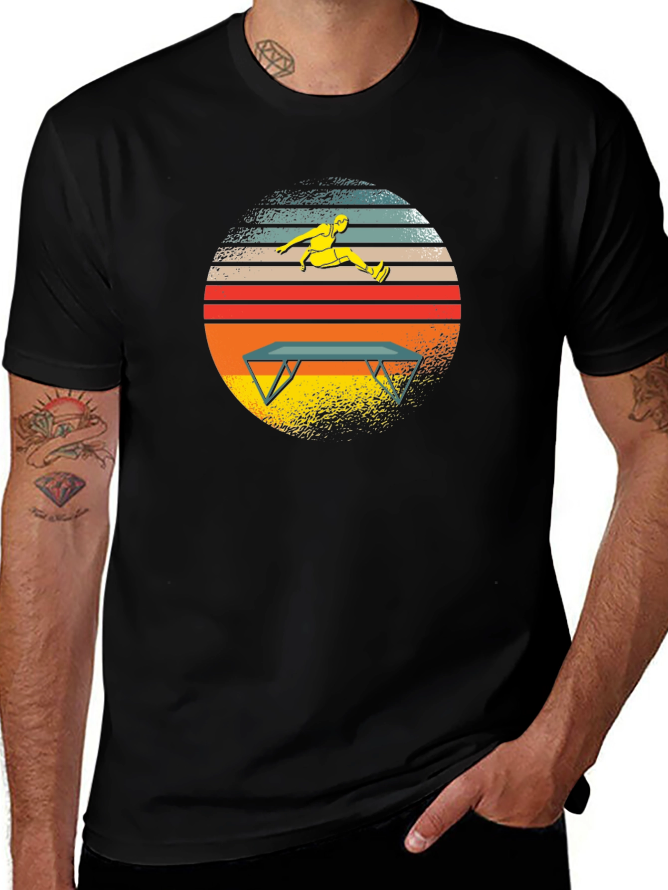 Retro Hurdle Athlete T-Shirt