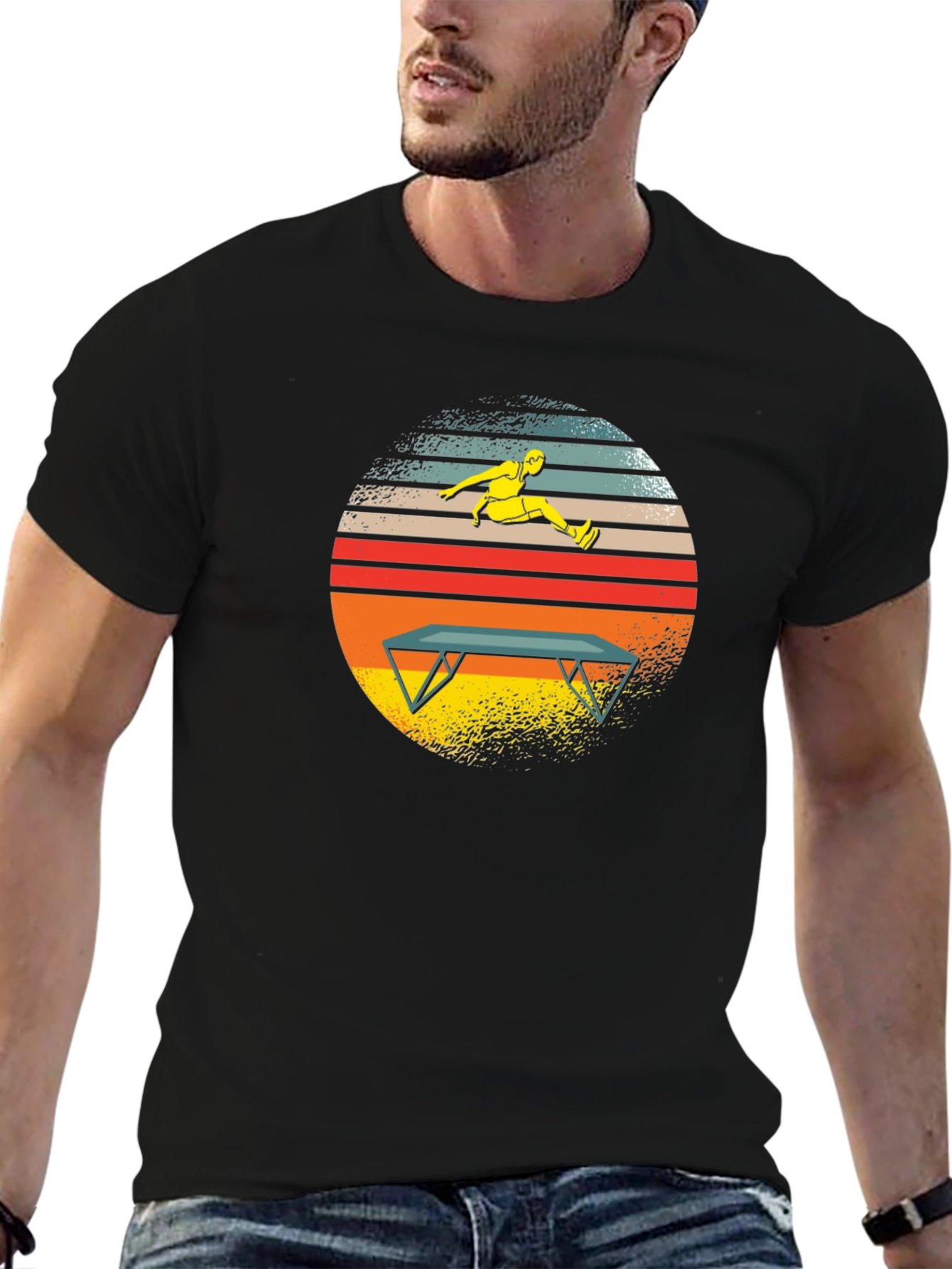 Retro Hurdle Athlete T-Shirt