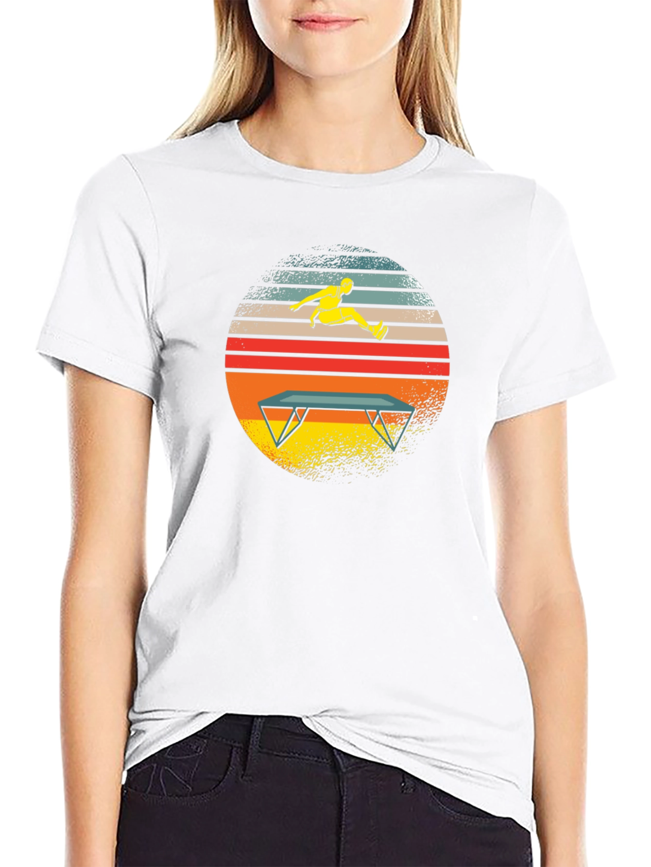 Retro Hurdle Athlete T-Shirt
