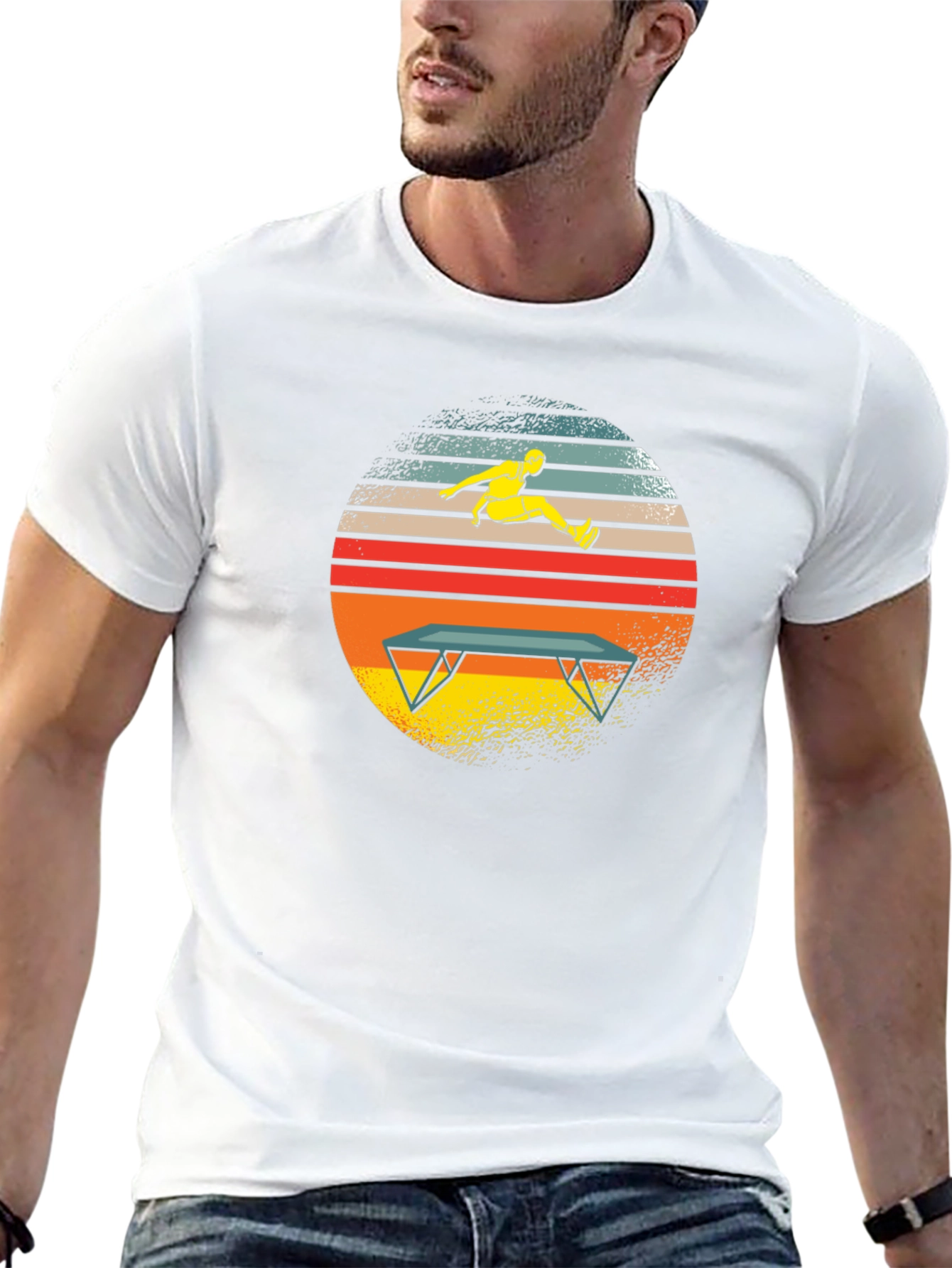 Retro Hurdle Athlete T-Shirt