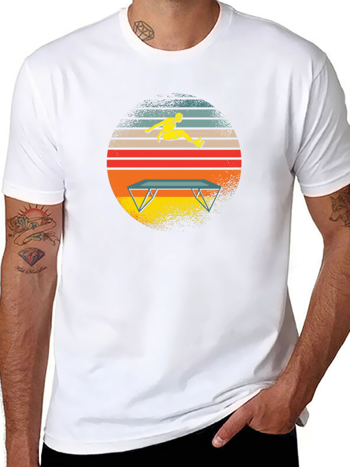 Retro Hurdle Athlete T-Shirt