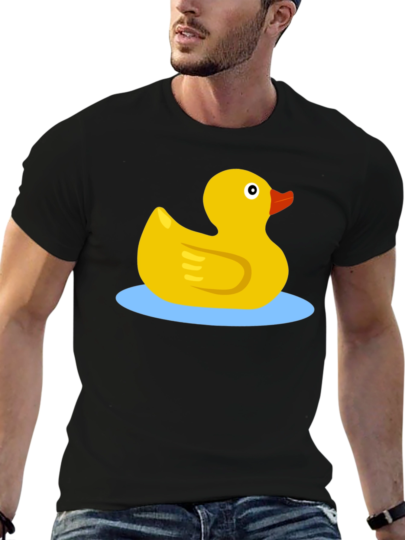 Rubber Duck T-Shirt - Black Cotton Tee