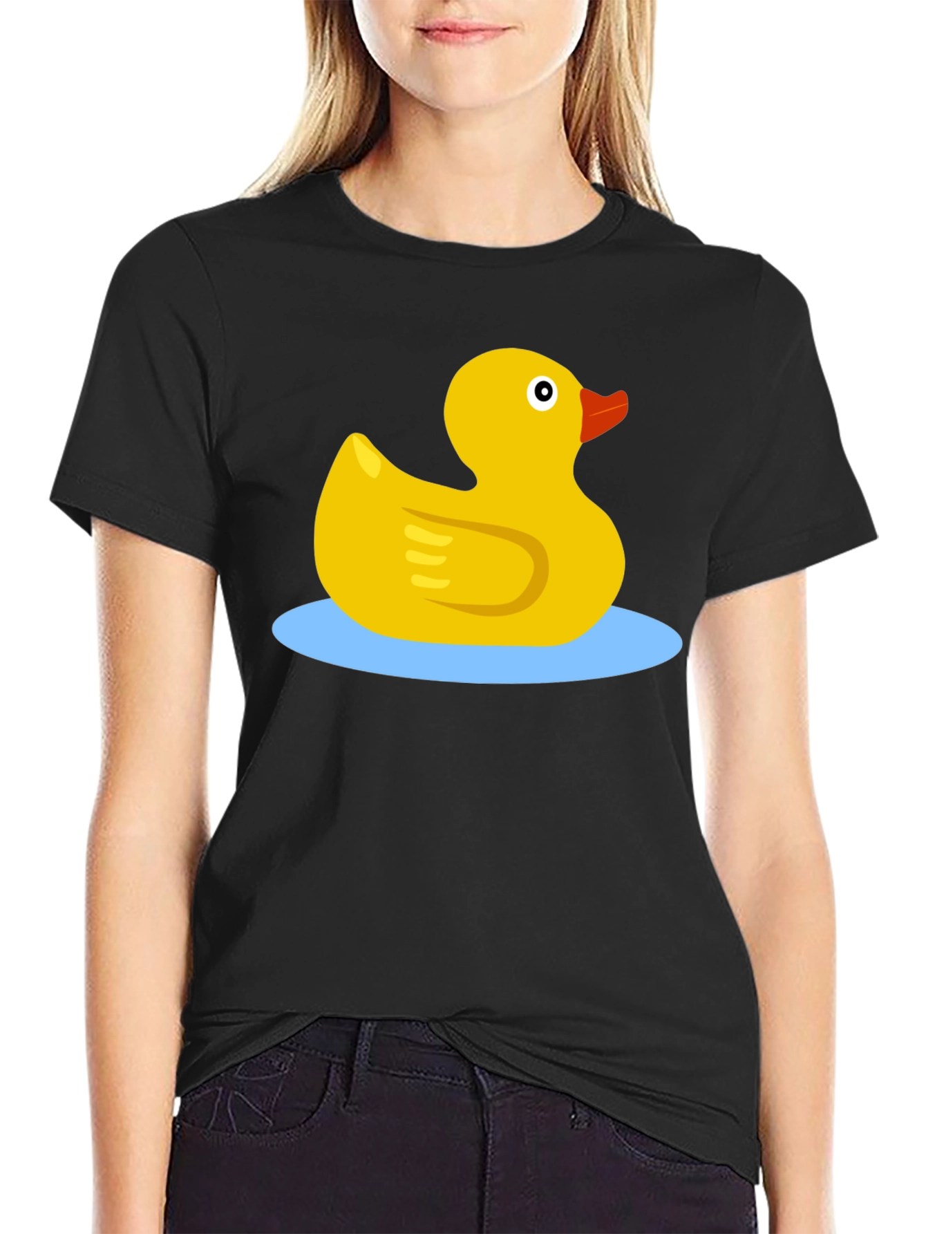 Rubber Duck T-Shirt - Black Cotton Tee