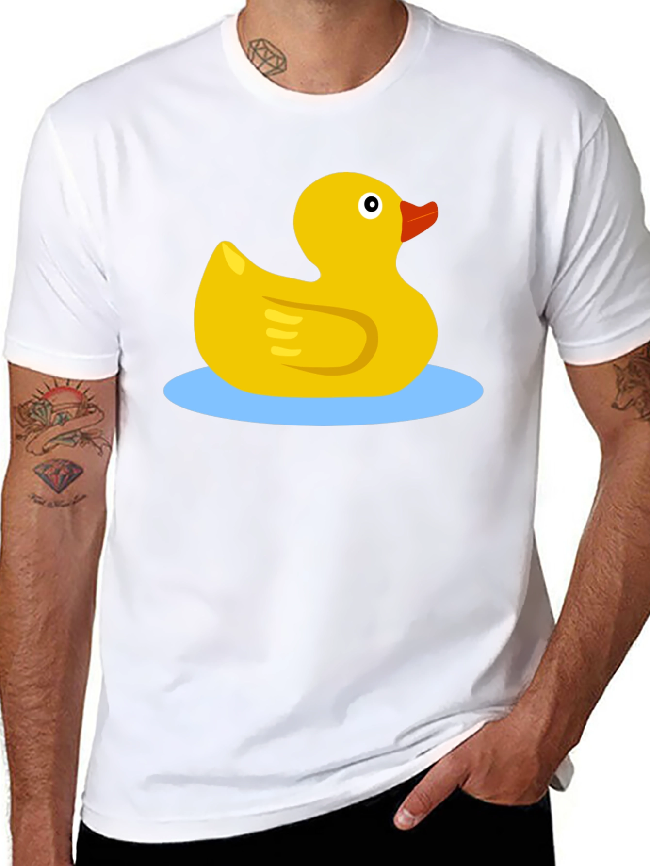 Rubber Duck T-Shirt - Black Cotton Tee