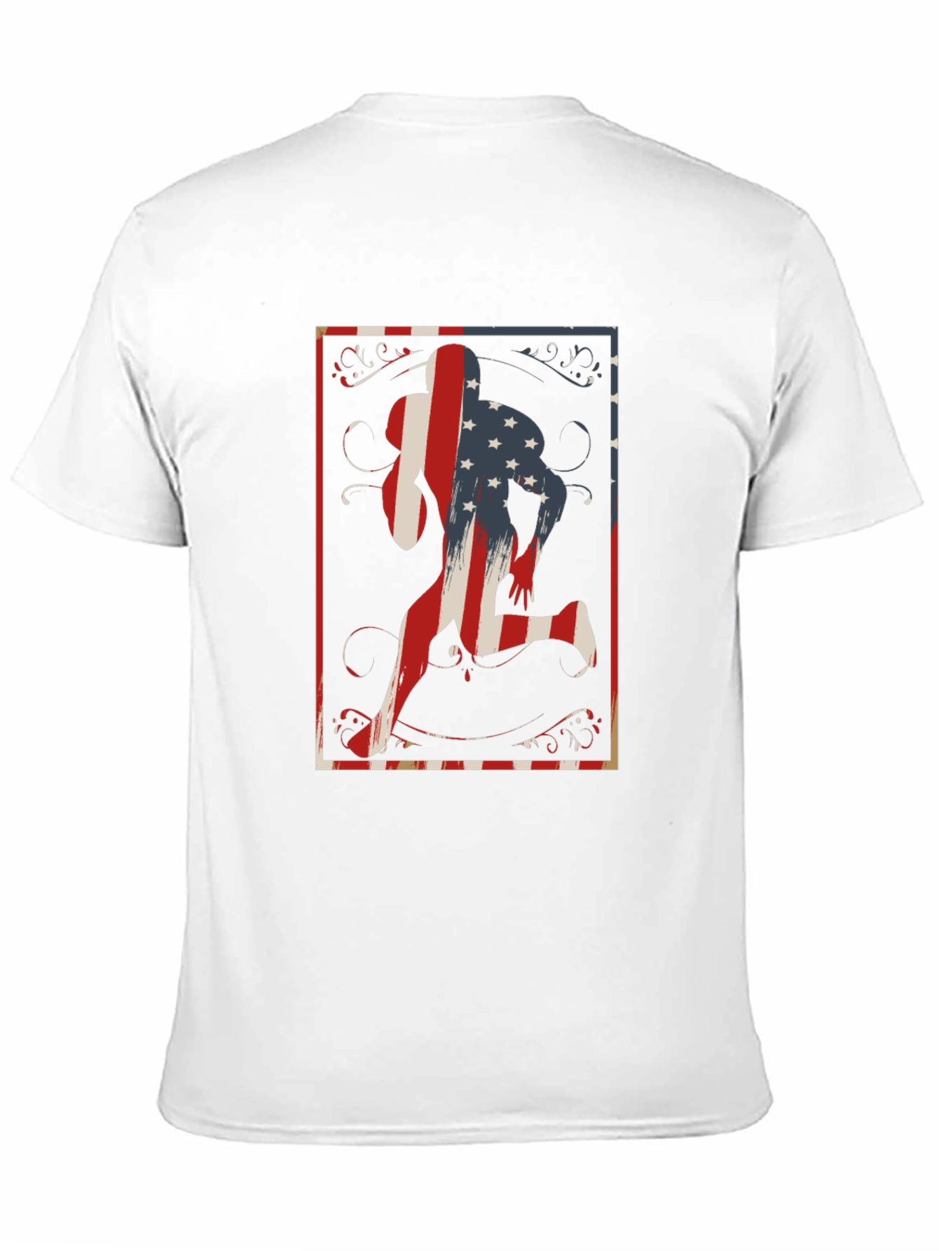 Patriotic Runner Graphic T-Shirt