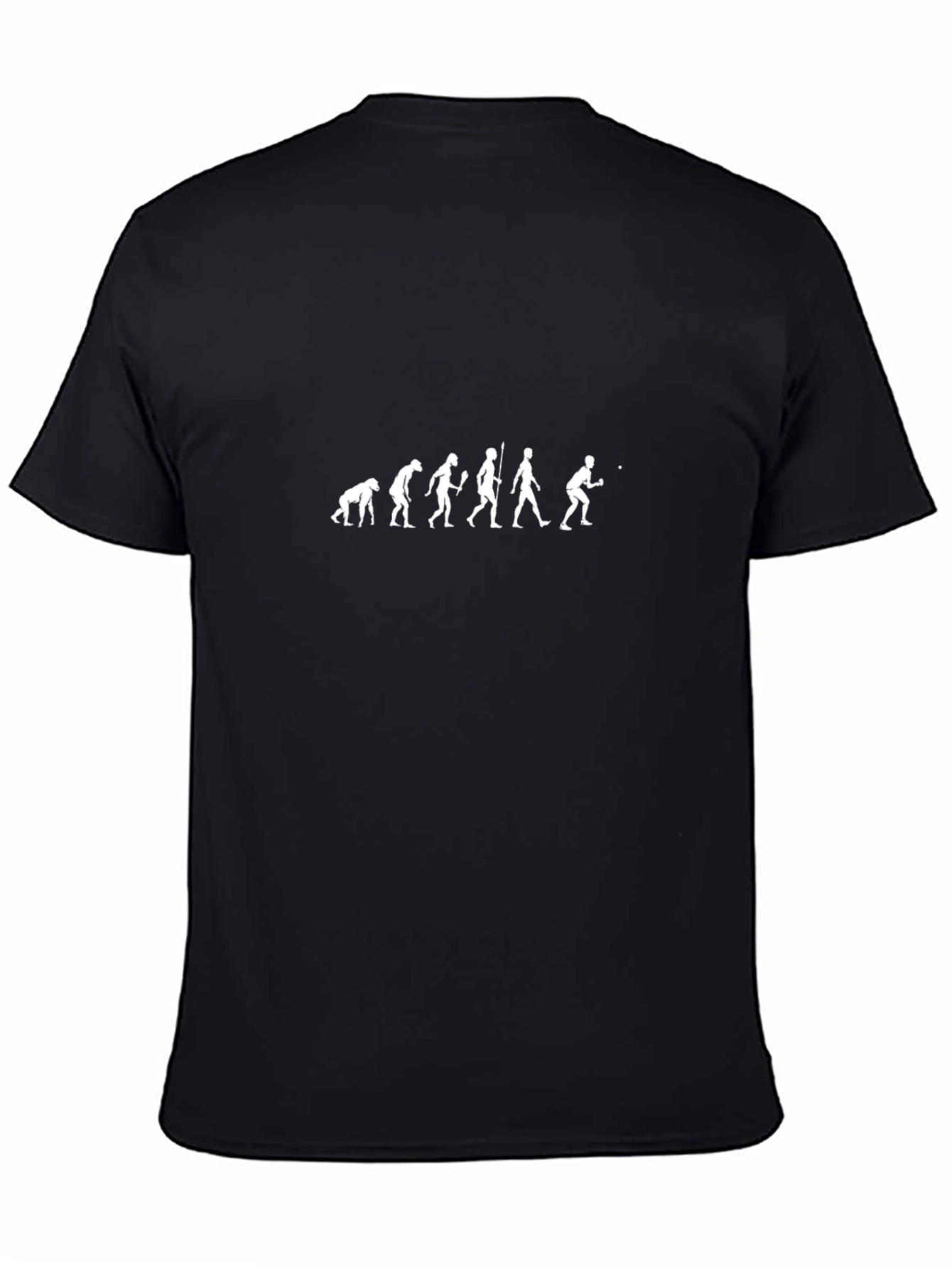 Evolution of Tennis Black T-Shirt