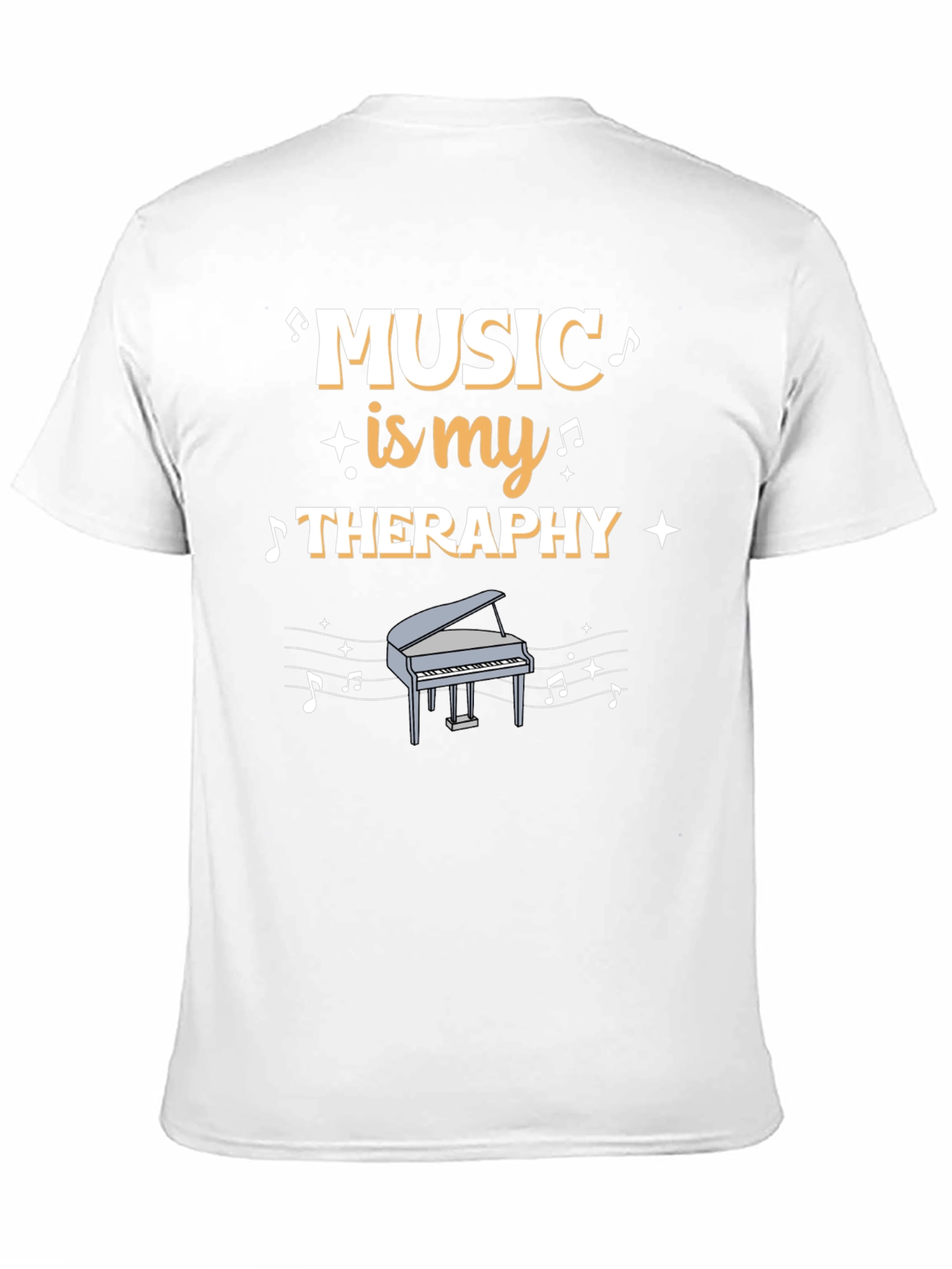 Music is My Therapy Graphic T-Shirt