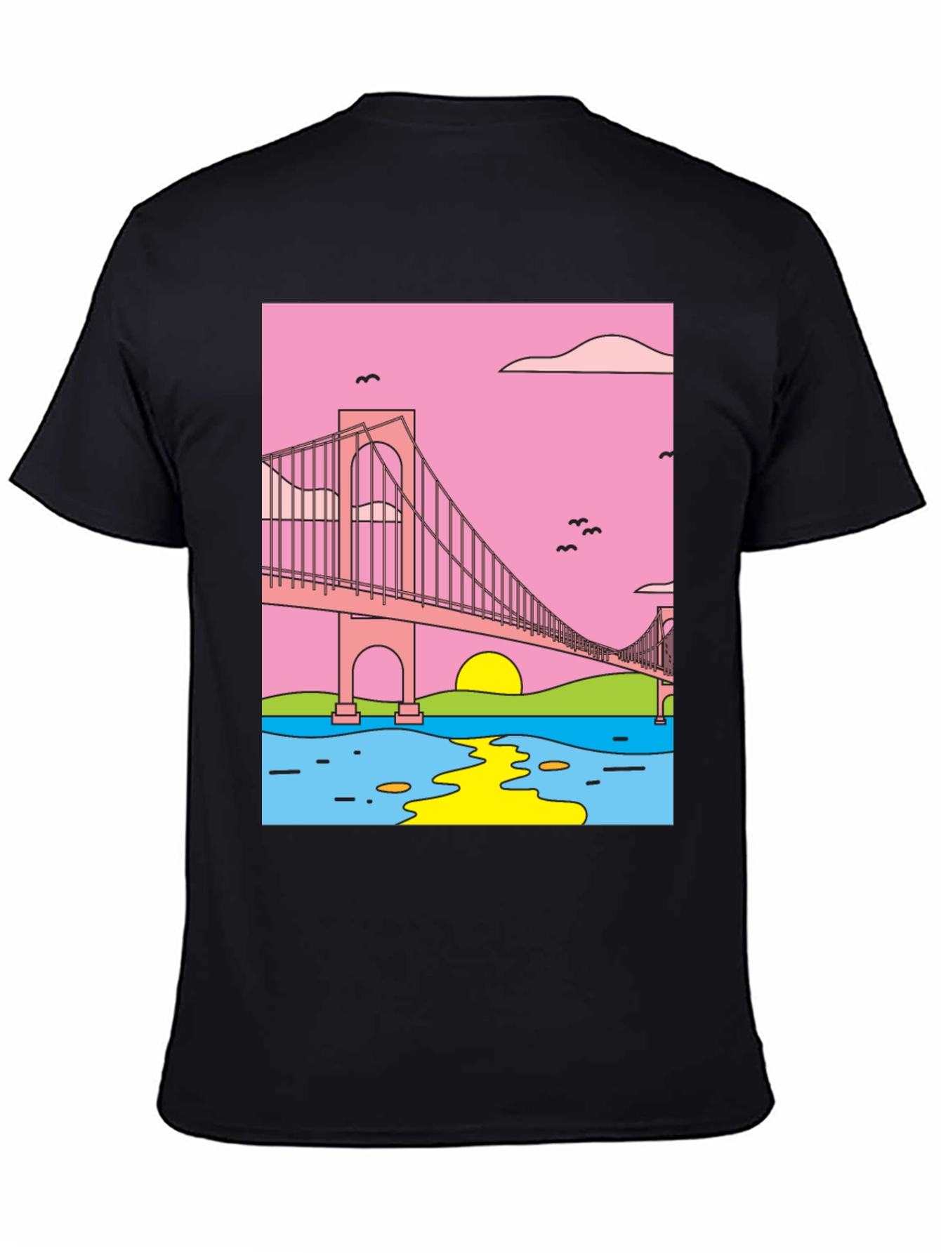 Golden Gate Graphic Tee - Retro Style
