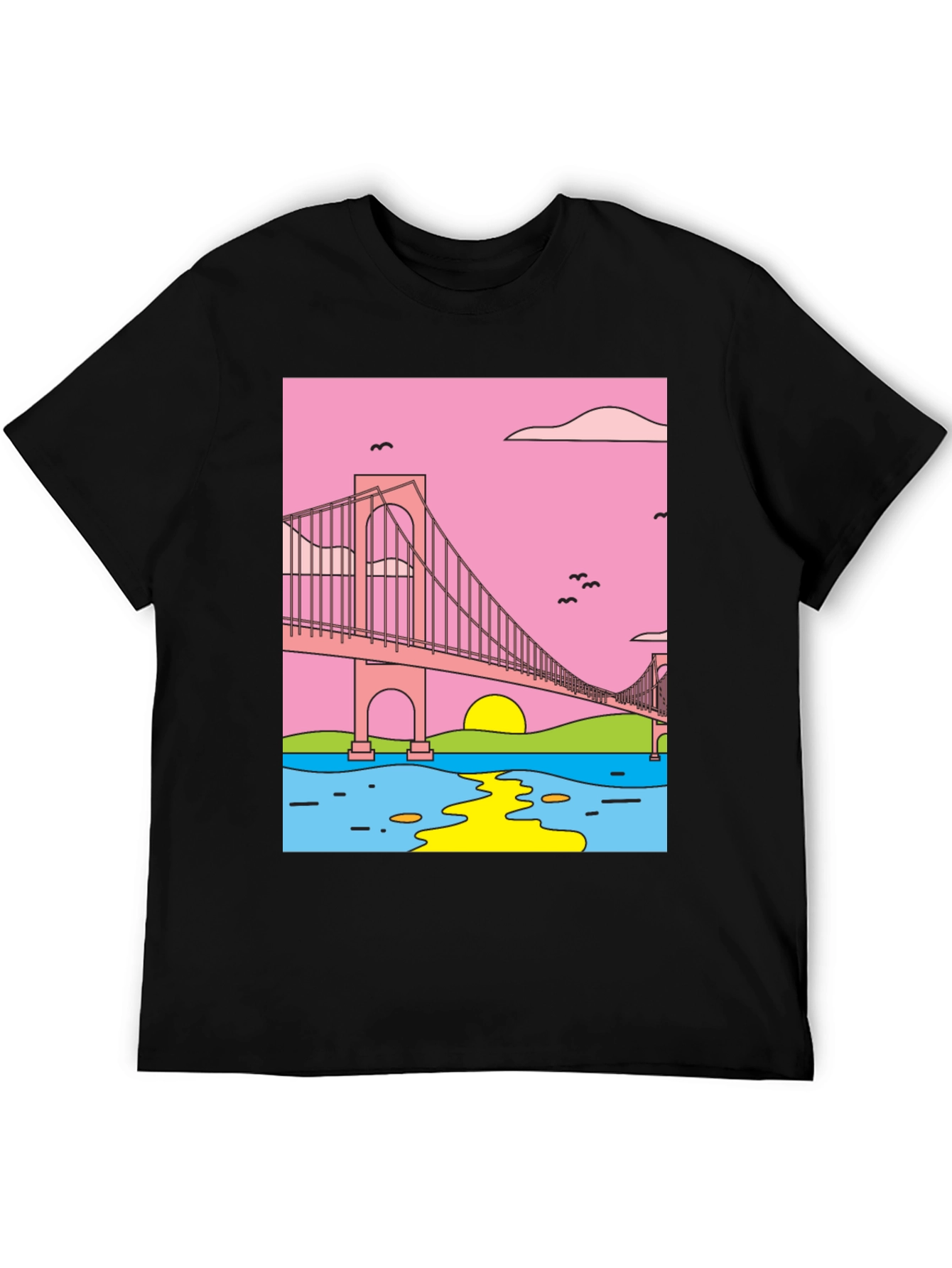 Golden Gate Graphic Tee - Retro Style