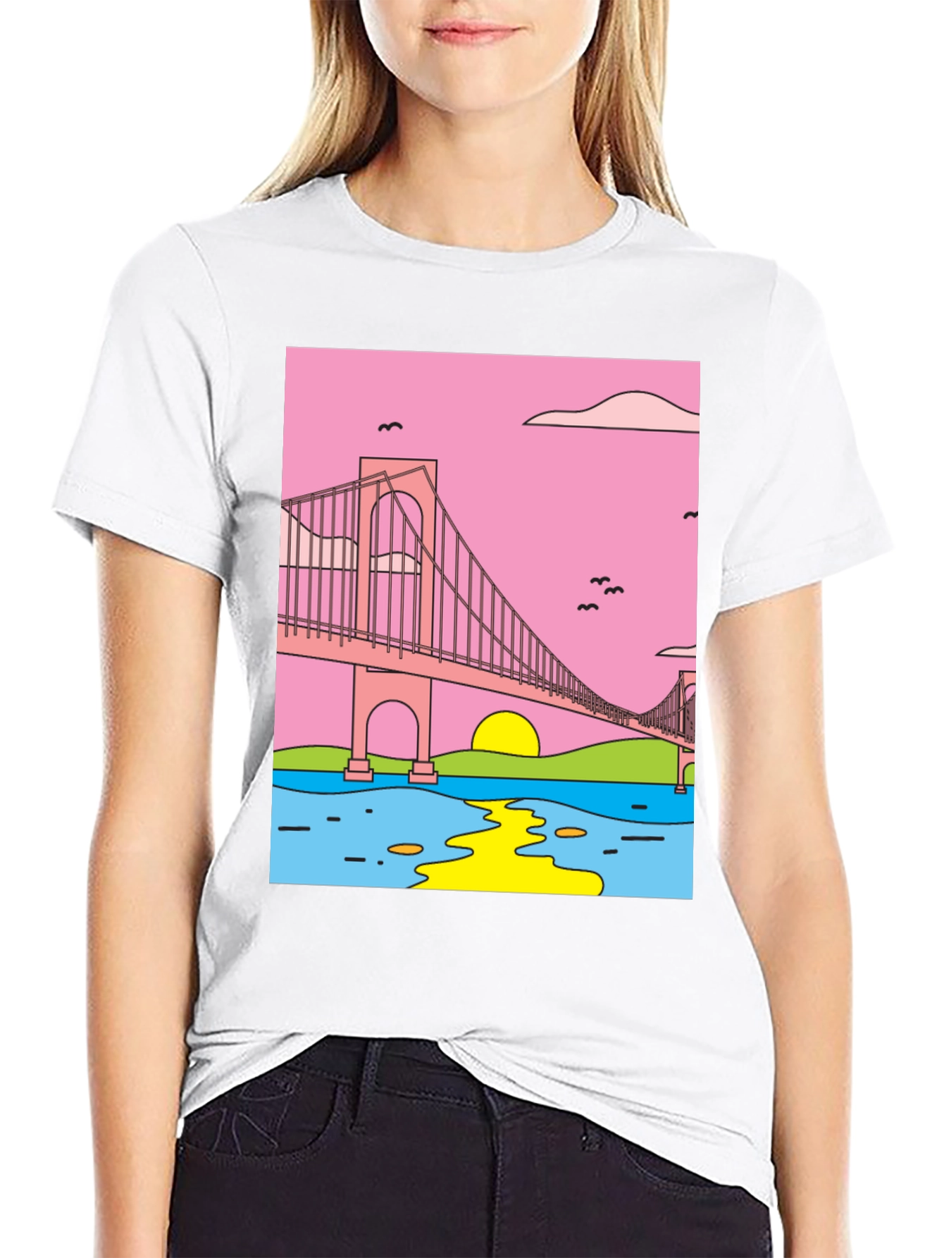 Golden Gate Graphic Tee - Retro Style