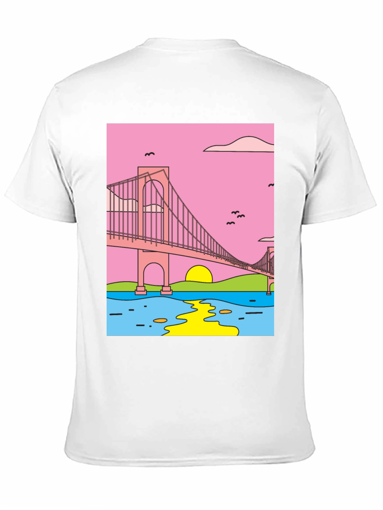 Golden Gate Graphic Tee - Retro Style
