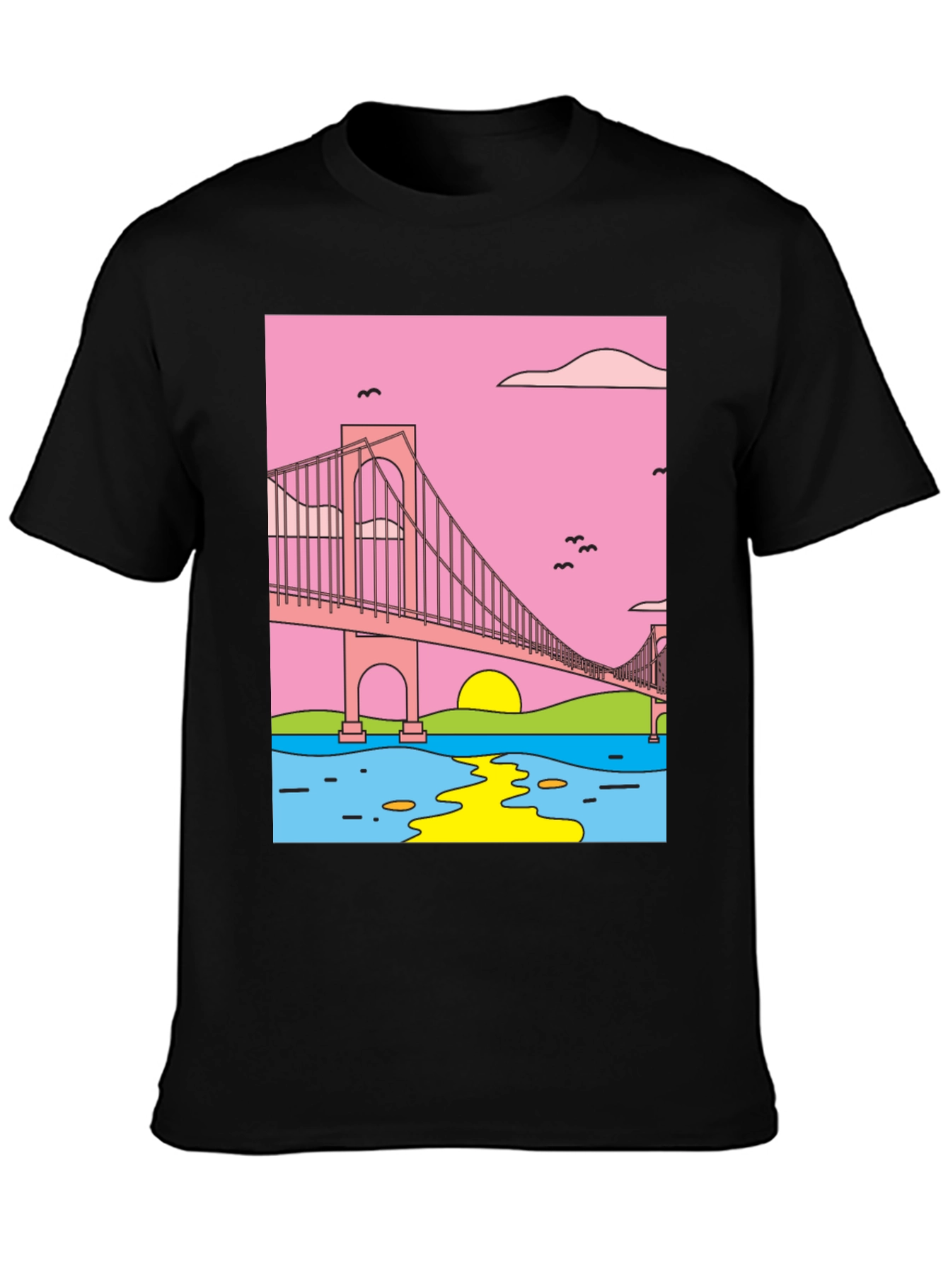 Golden Gate Graphic Tee - Retro Style
